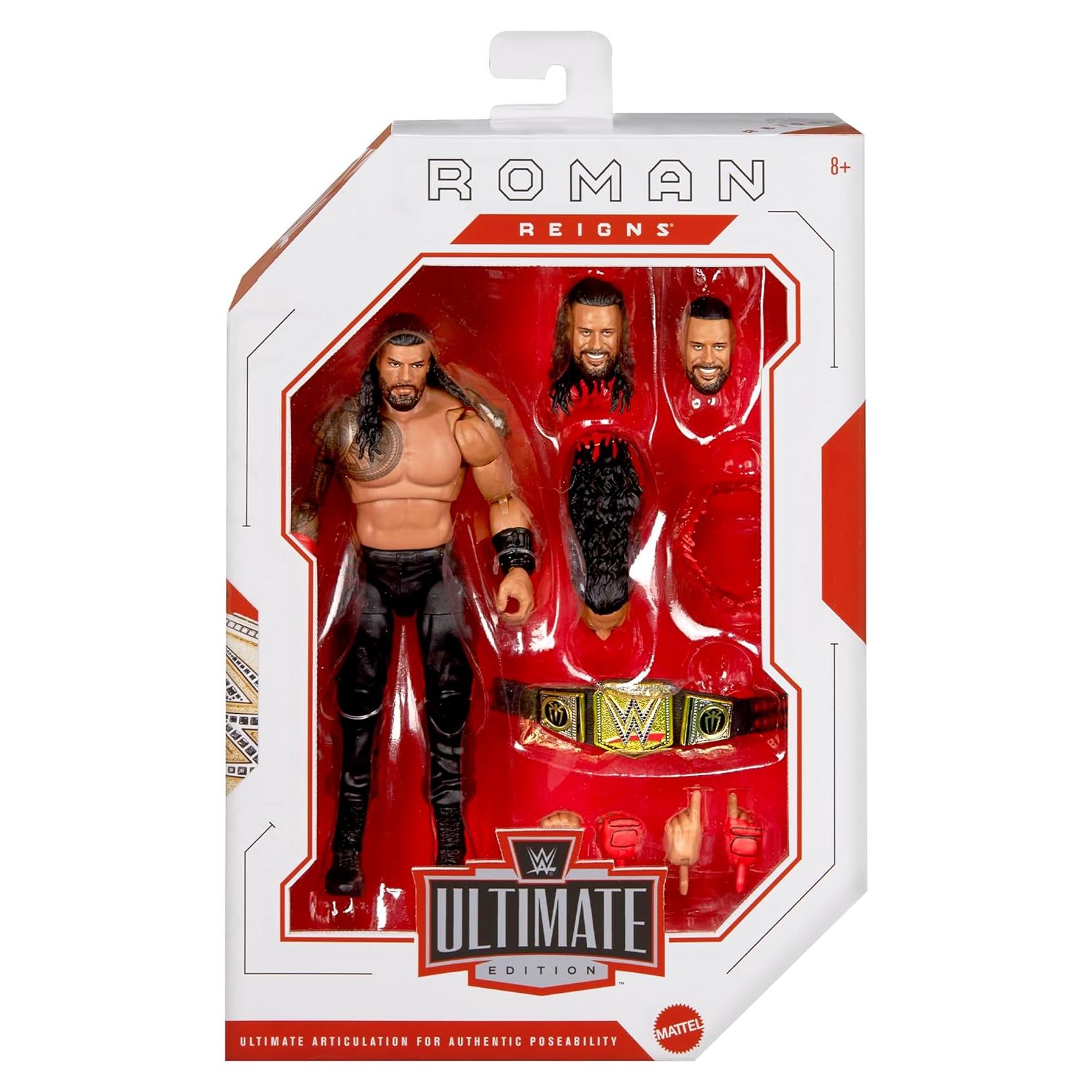 Figura de Acción WWE Roman Reigns Ultimate 6 - Mattel