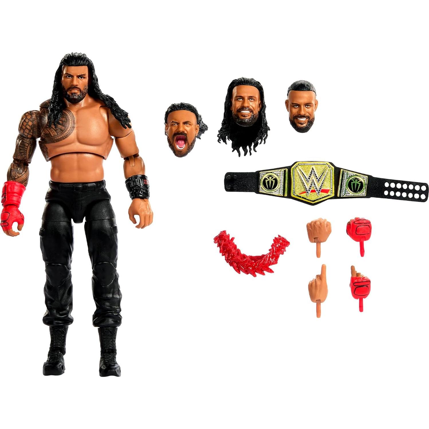 Figura de Acción WWE Roman Reigns Ultimate 6 - Mattel