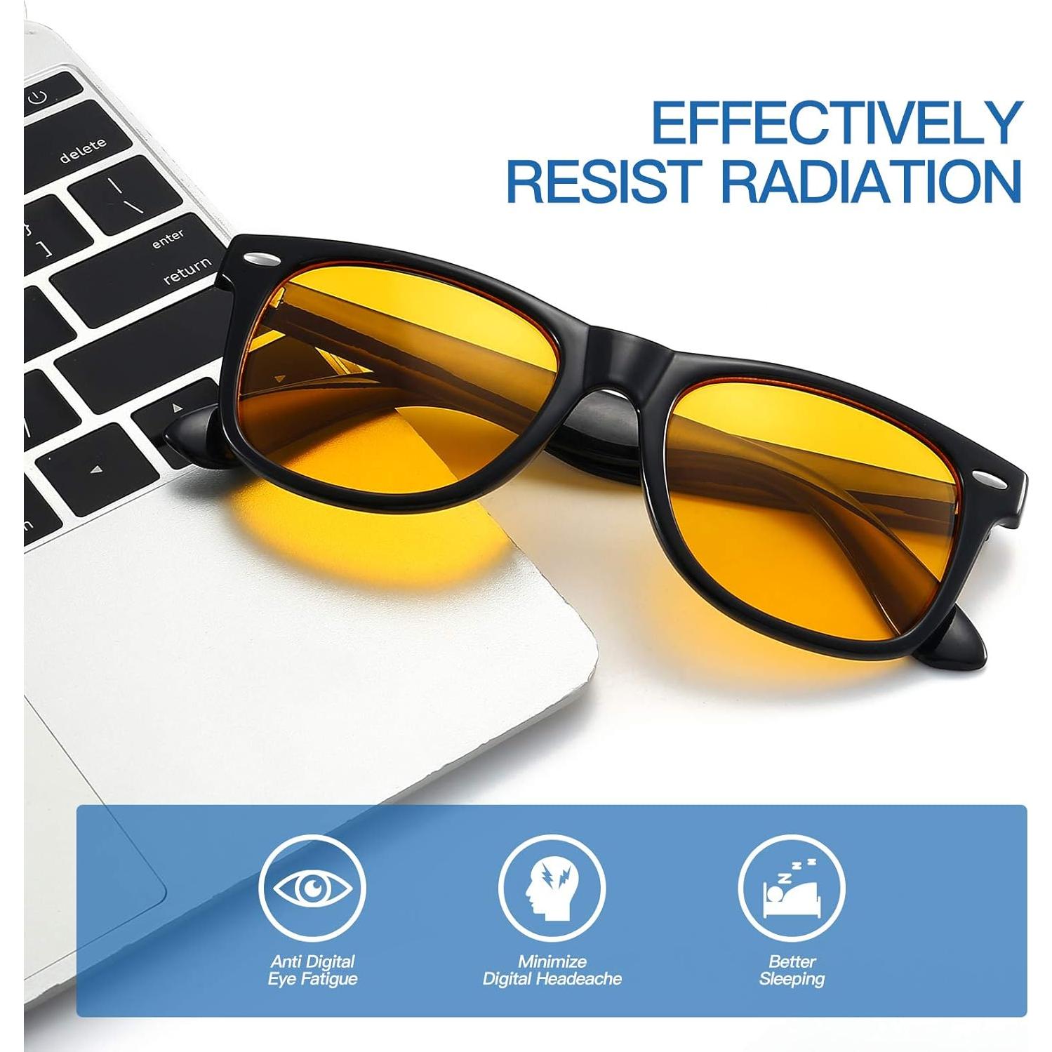 Gafas Gysnail Bloqueo Luz Azul Unisex Alivio Ocular