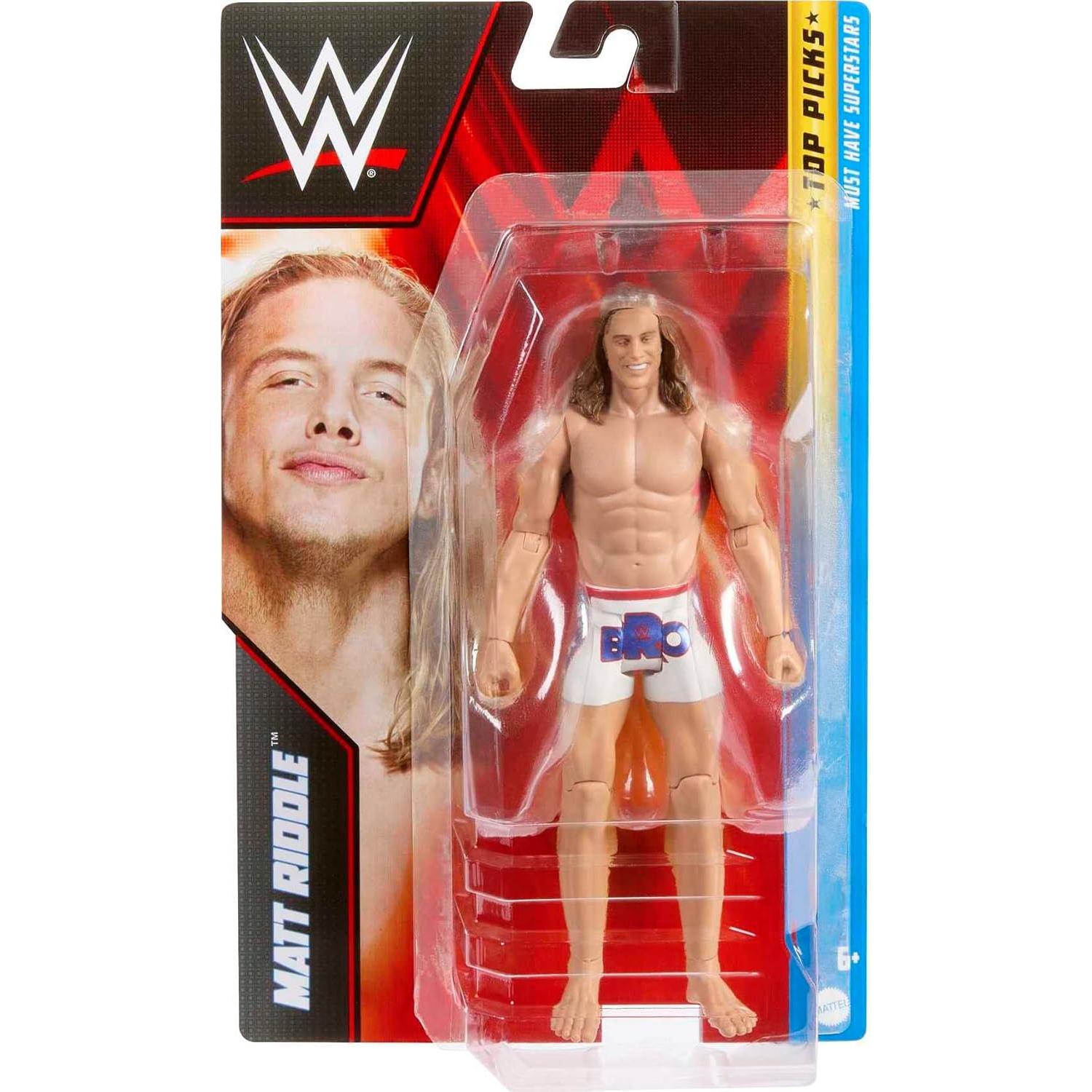 Figura de Acción WWE Elite Matt Riddle 15.24 cm Coleccionable