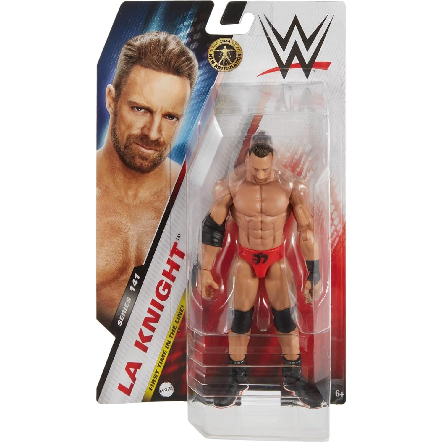 Figura de Acción WWE Mattel LA Knight 15.24 cm Coleccionable