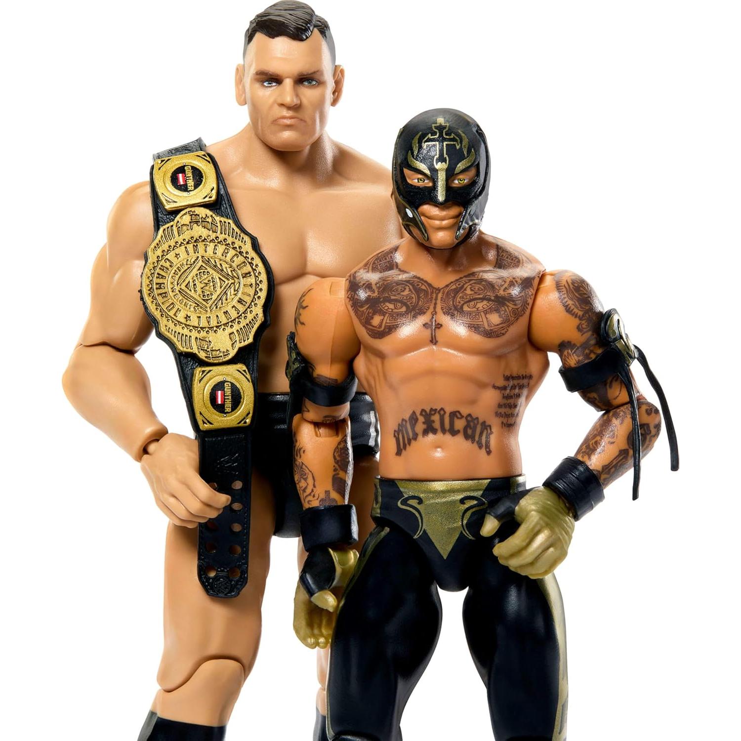 Figuras de Acción WWE Mattel 2-Pack Rey Mysterio vs Gunther 15 cm