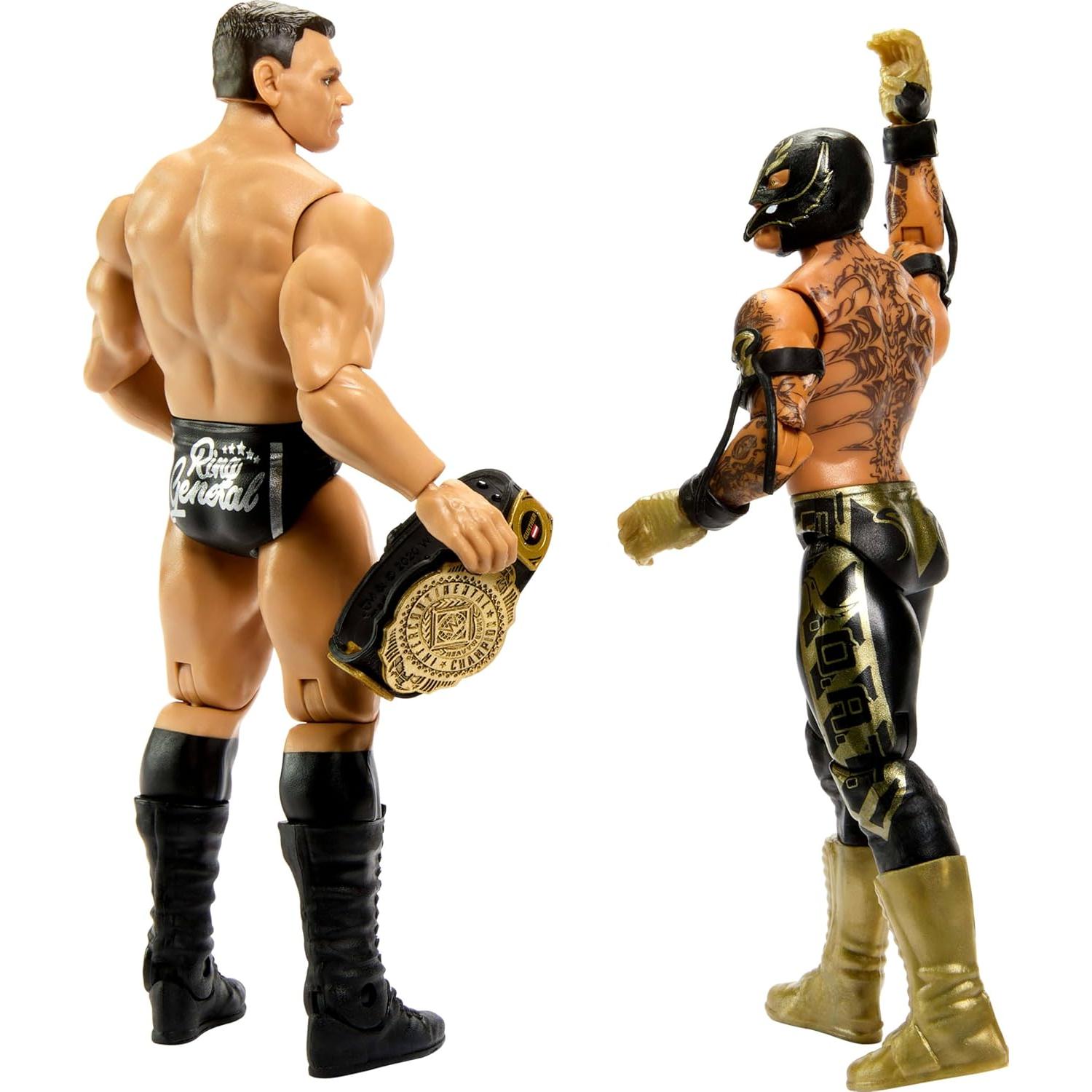 Figuras de Acción WWE Mattel 2-Pack Rey Mysterio vs Gunther 15 cm