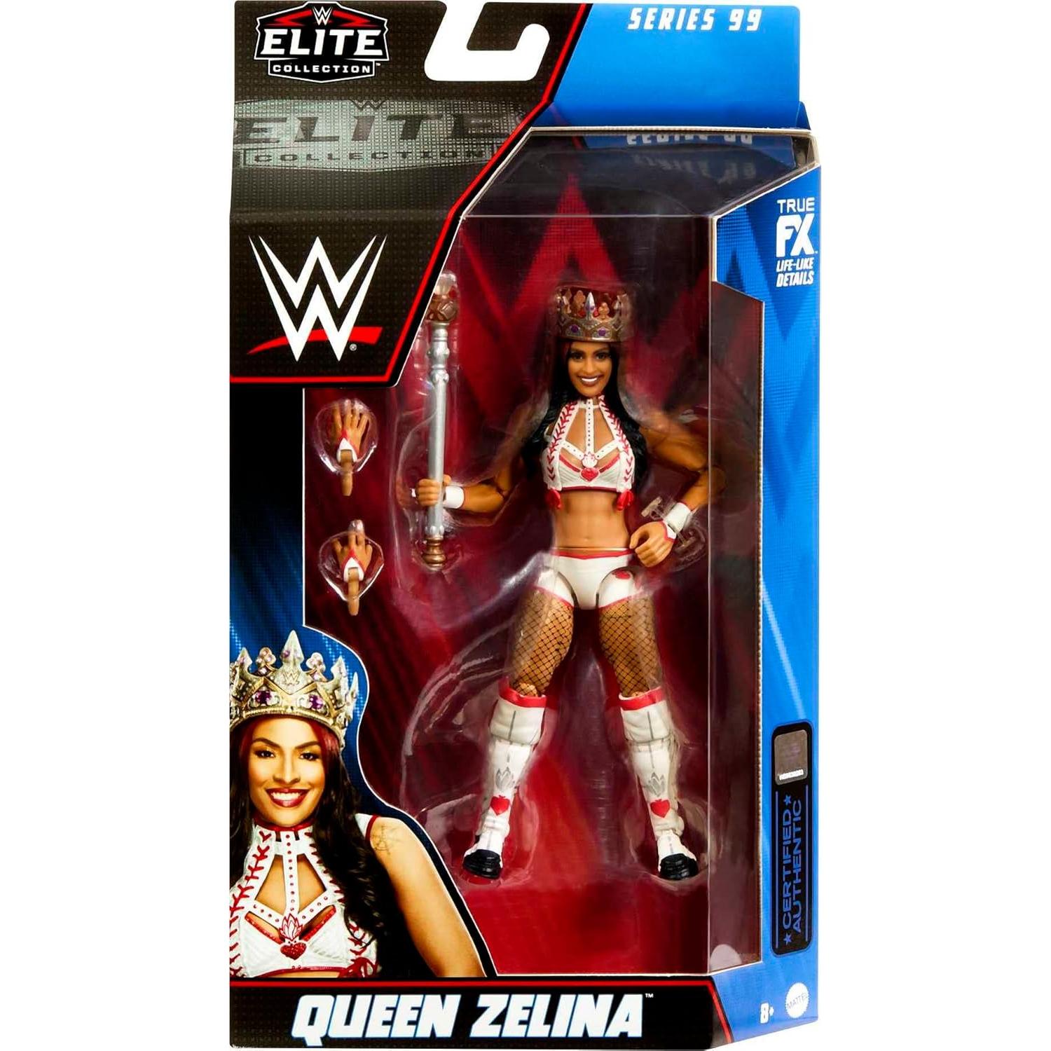 Figura de Acción WWE Elite Reina Zelina 15 cm Mattel
