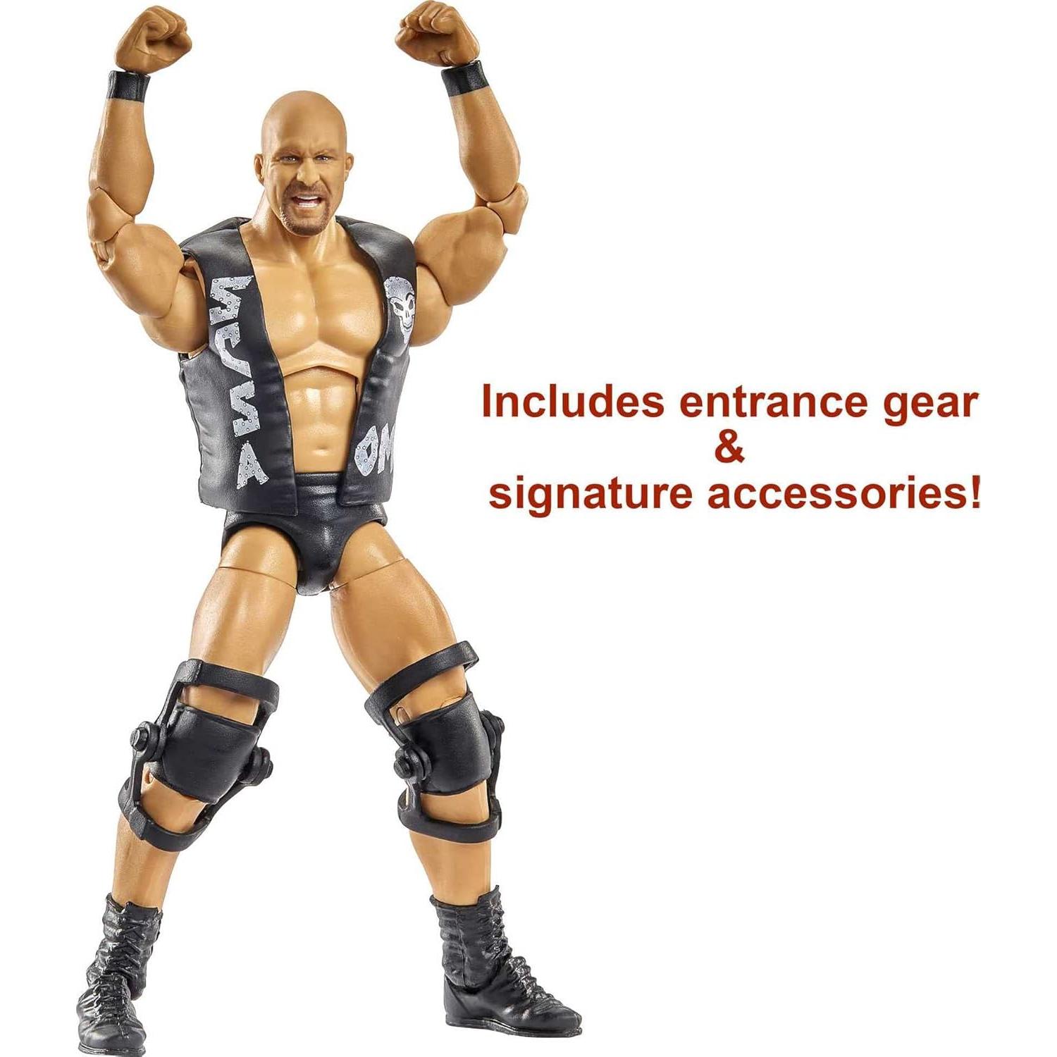 Figura de Acción WWE Mattel "Stone Cold" Steve Austin 15 cm