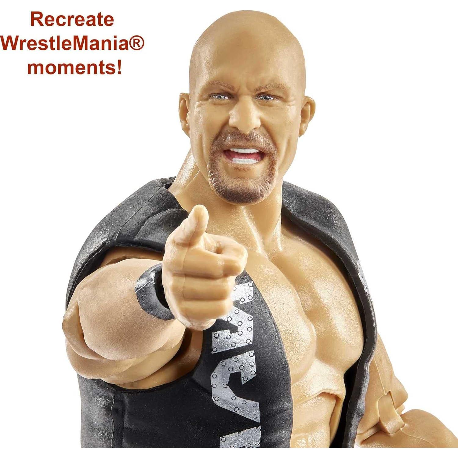 Figura de Acción WWE Mattel "Stone Cold" Steve Austin 15 cm