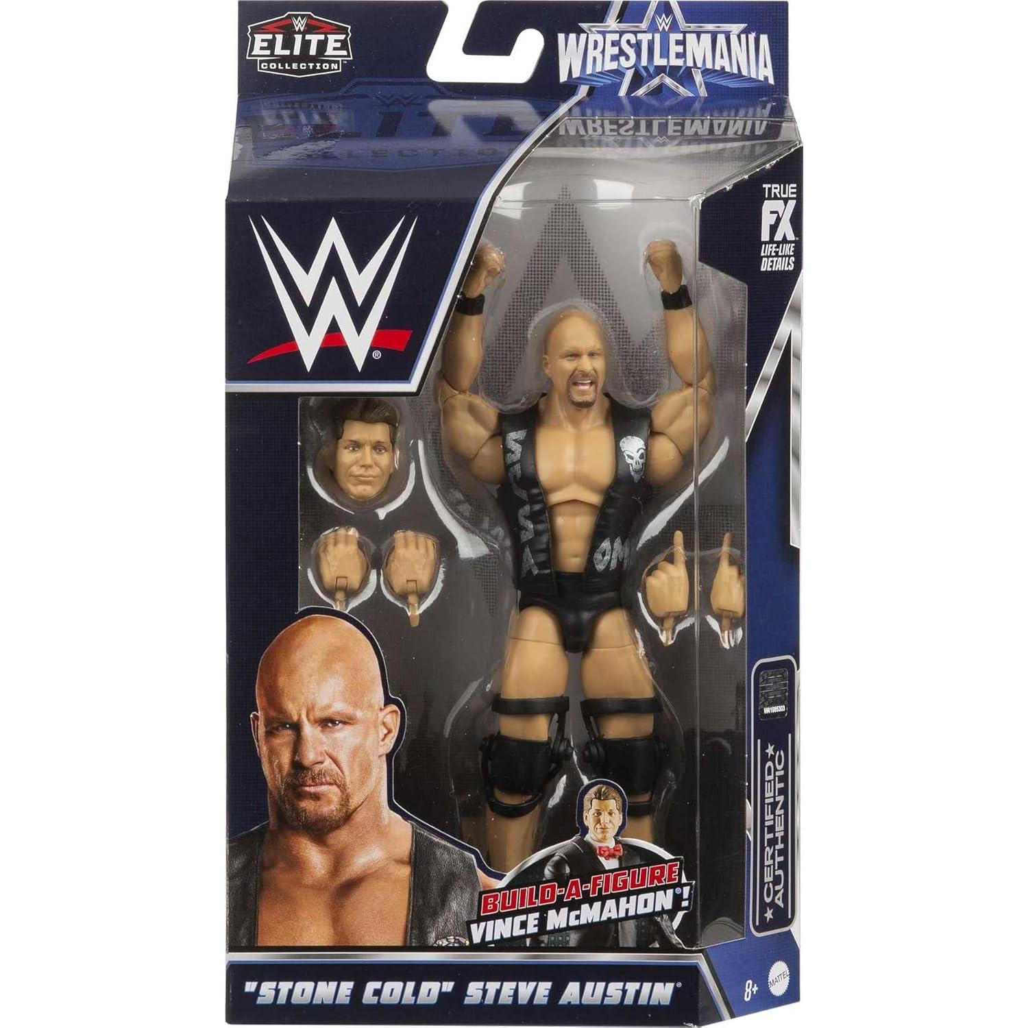Figura de Acción WWE Mattel "Stone Cold" Steve Austin 15 cm