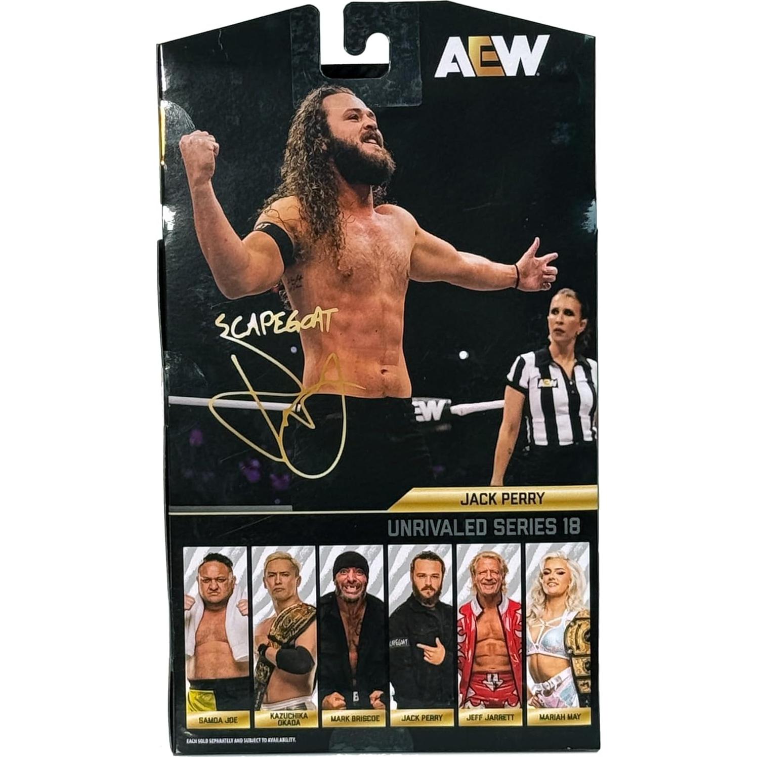 Figura de Acción Lucha Libre AEW Jack Perry 18 cm Jazwares