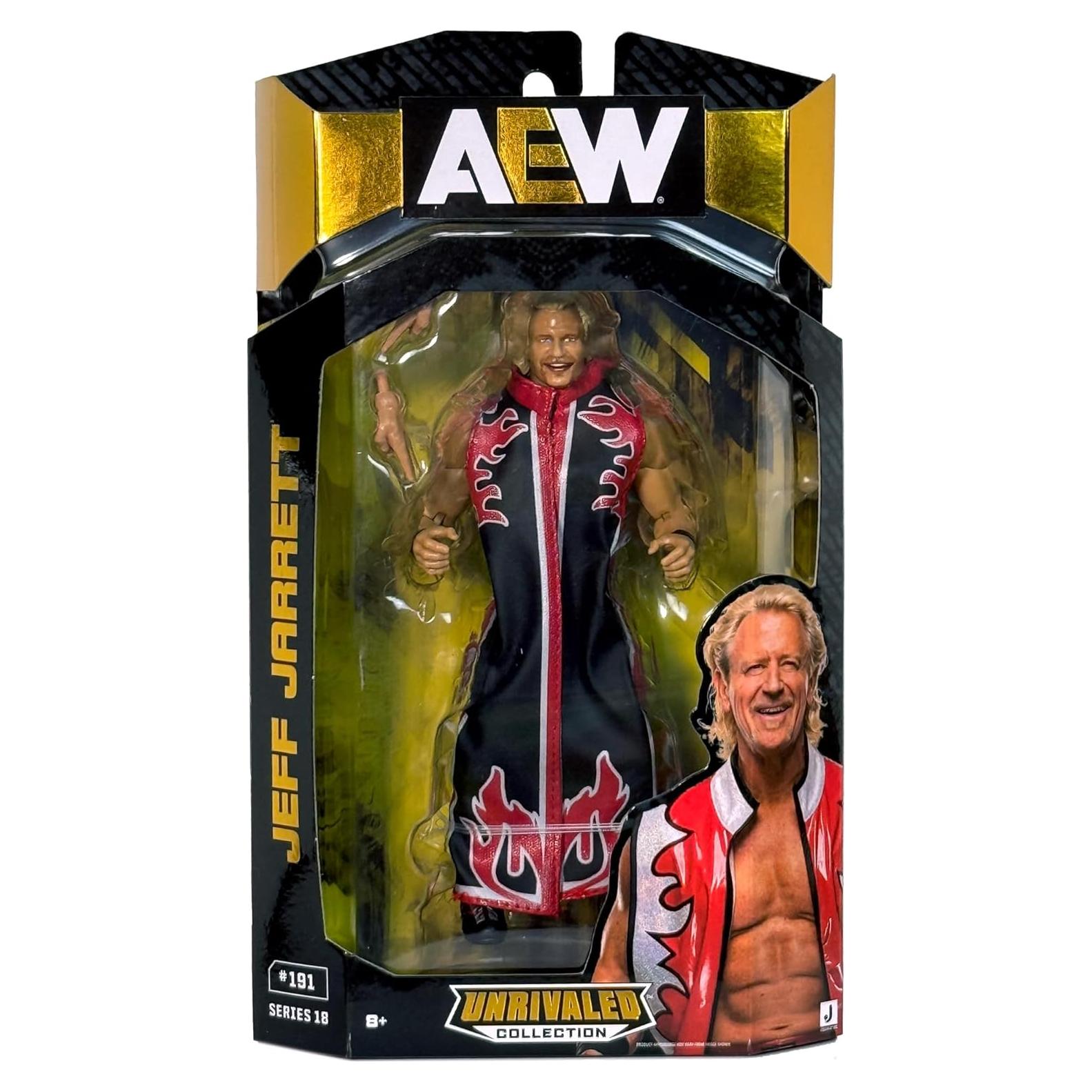 Figura de Acción Lucha Libre AEW Jeff Jarrett 18 cm Jazwares