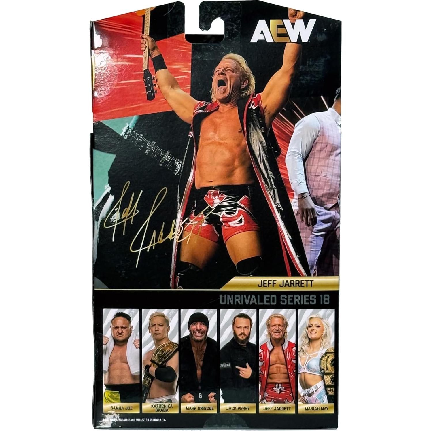 Figura de Acción Lucha Libre AEW Jeff Jarrett 18 cm Jazwares