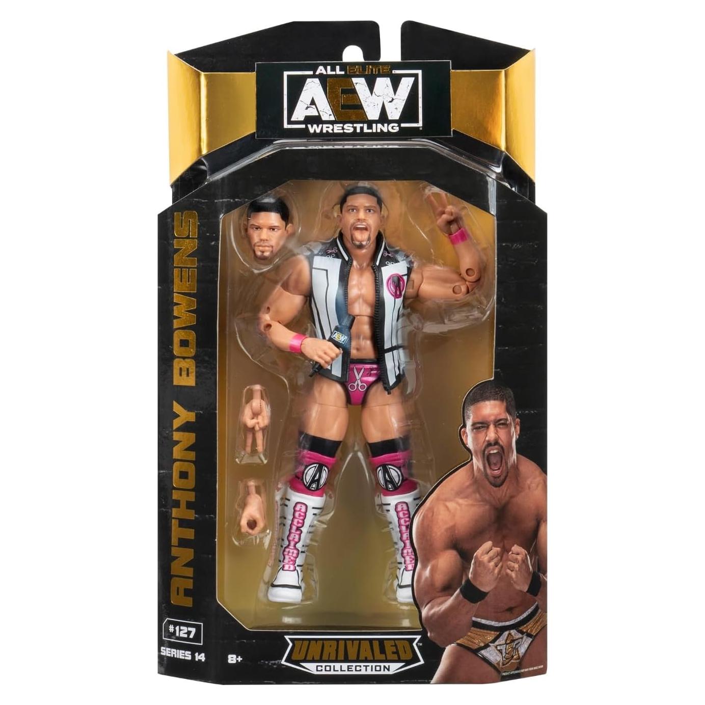 Figura de Acción AEW Anthony Bowens 15.24 cm Colección S14