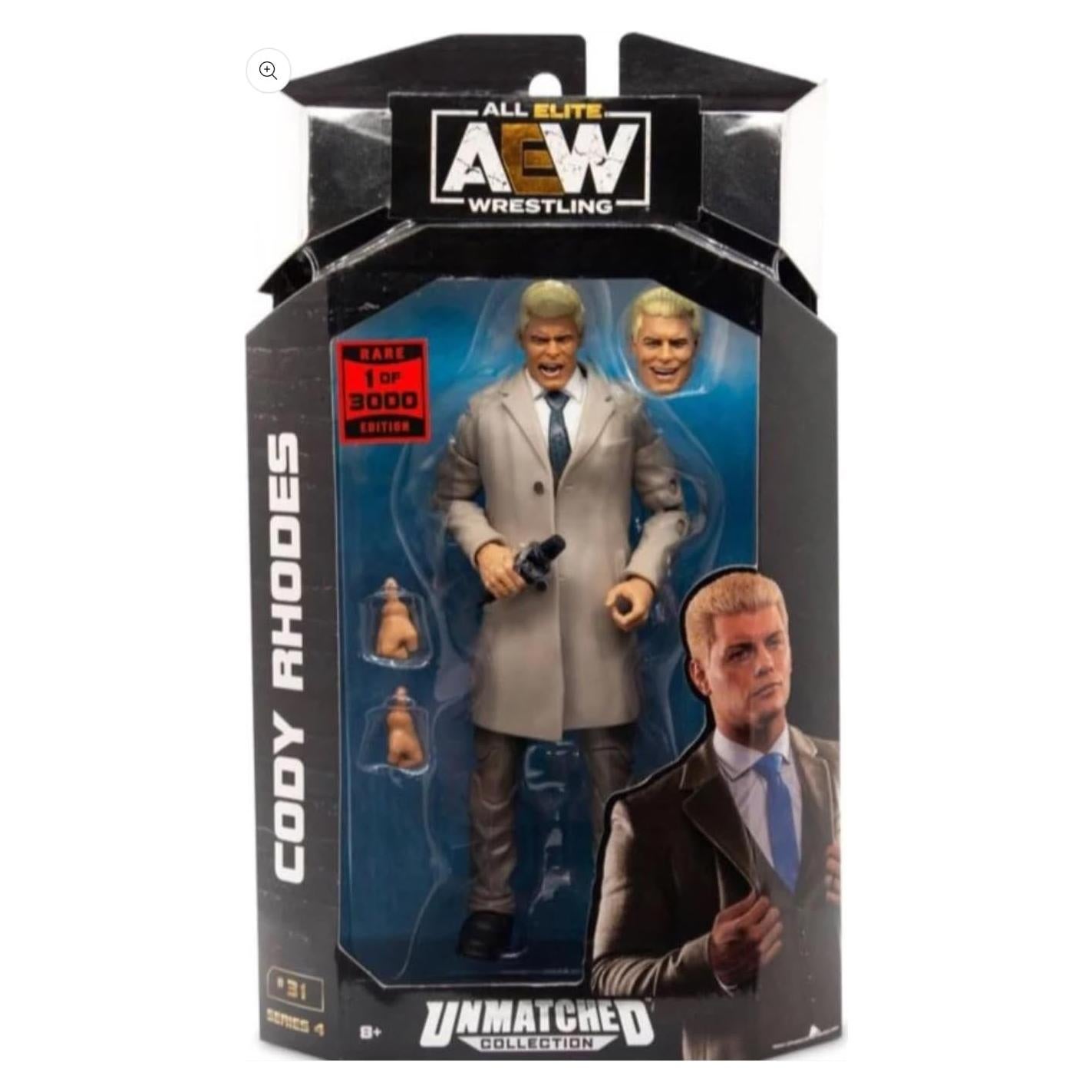 Figura de Acción AEW Cody Rhodes Edición Chase 15 cm Jazwares