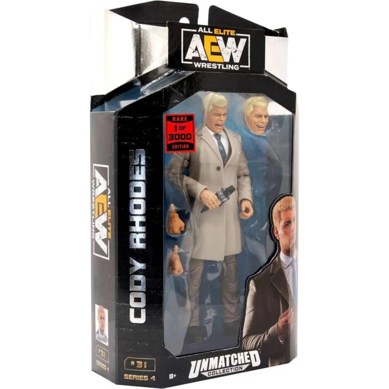 Figura de Acción AEW Cody Rhodes Edición Chase 15 cm Jazwares