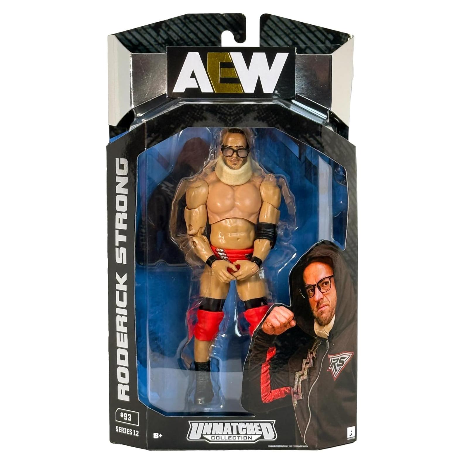 Figura de Acción Roderick Strong AEW Serie Inigualable 12