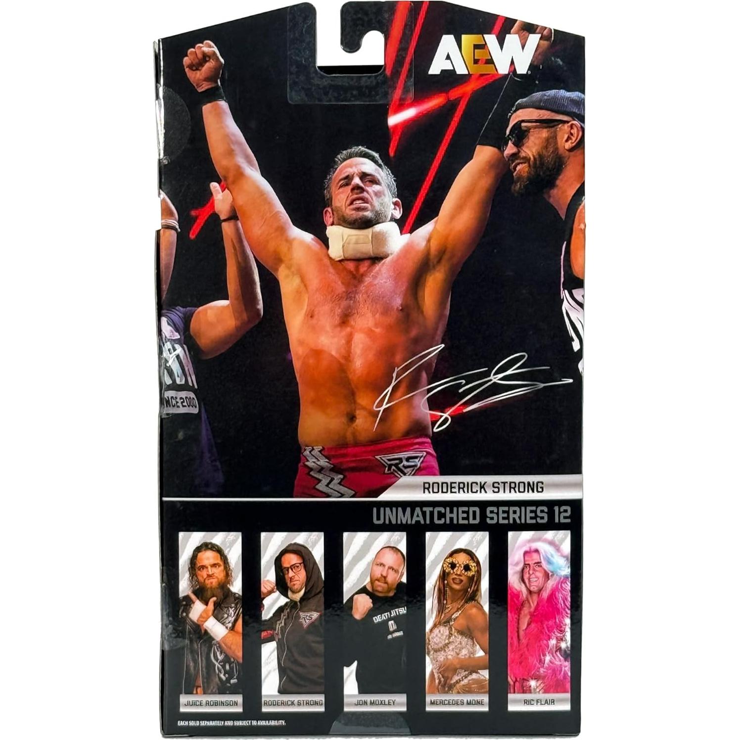 Figura de Acción Roderick Strong AEW Serie Inigualable 12