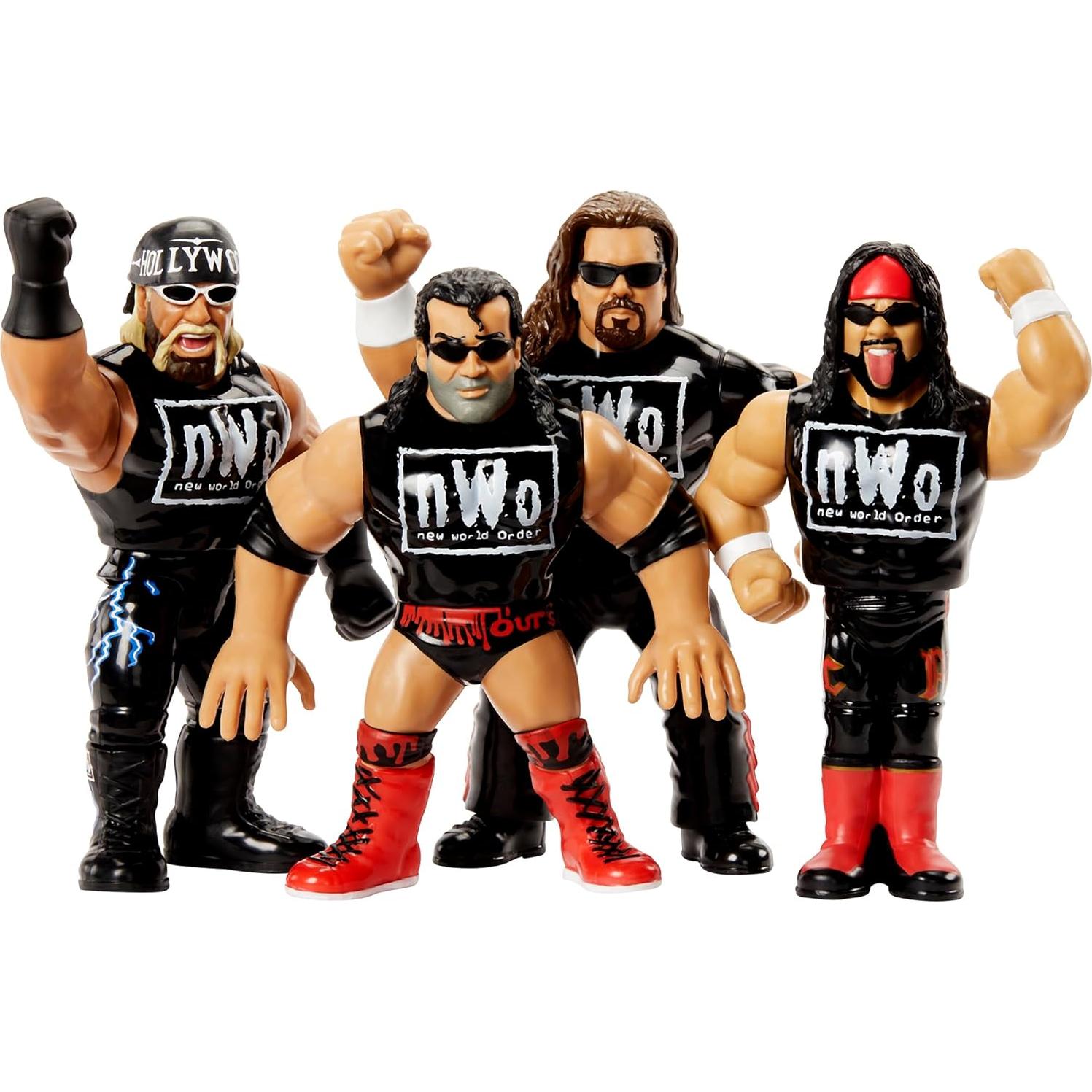 Figuras de Acción WWE NWO Retro 4-Pack Mattel