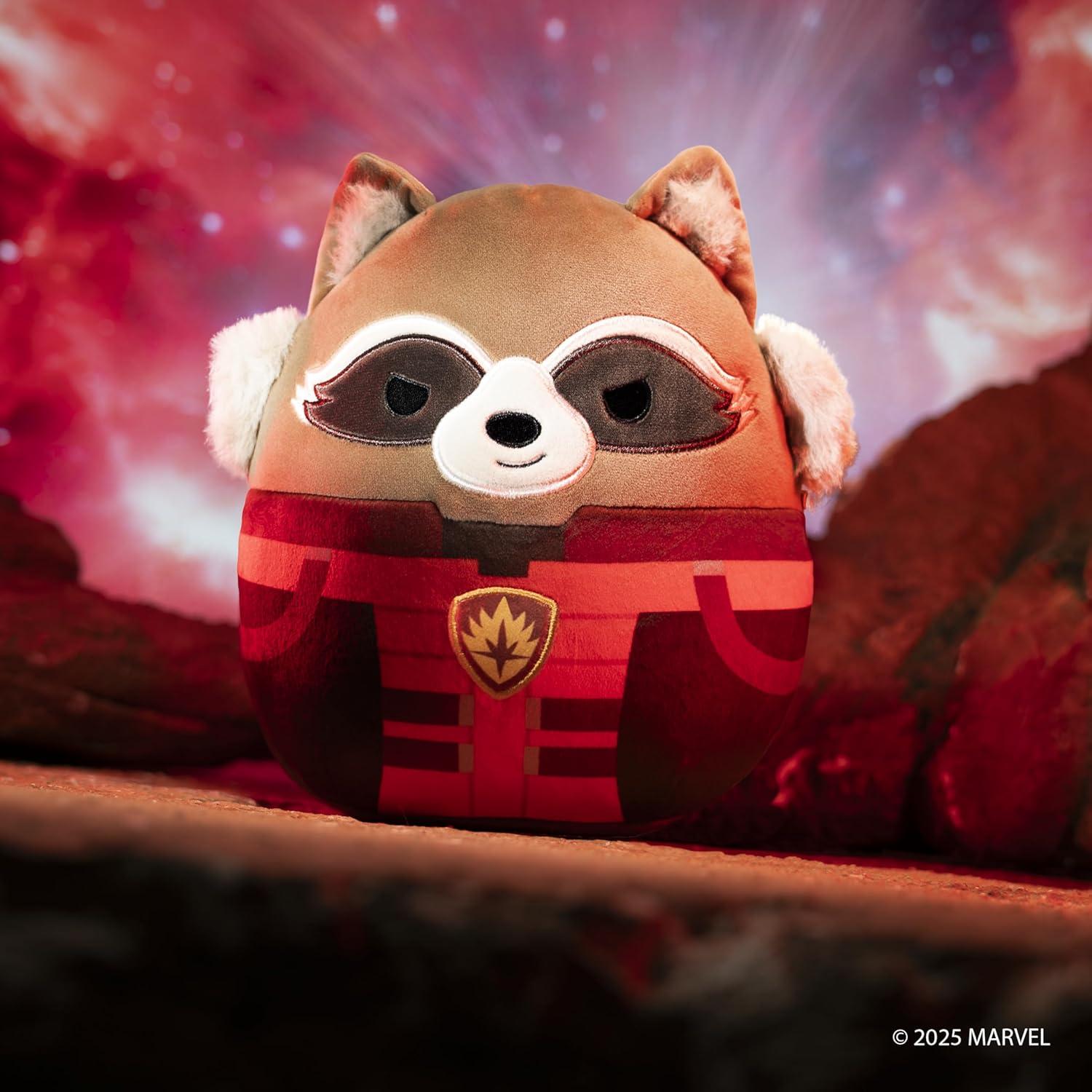 Peluche Squishmallows Rocket Marvel 30cm Original