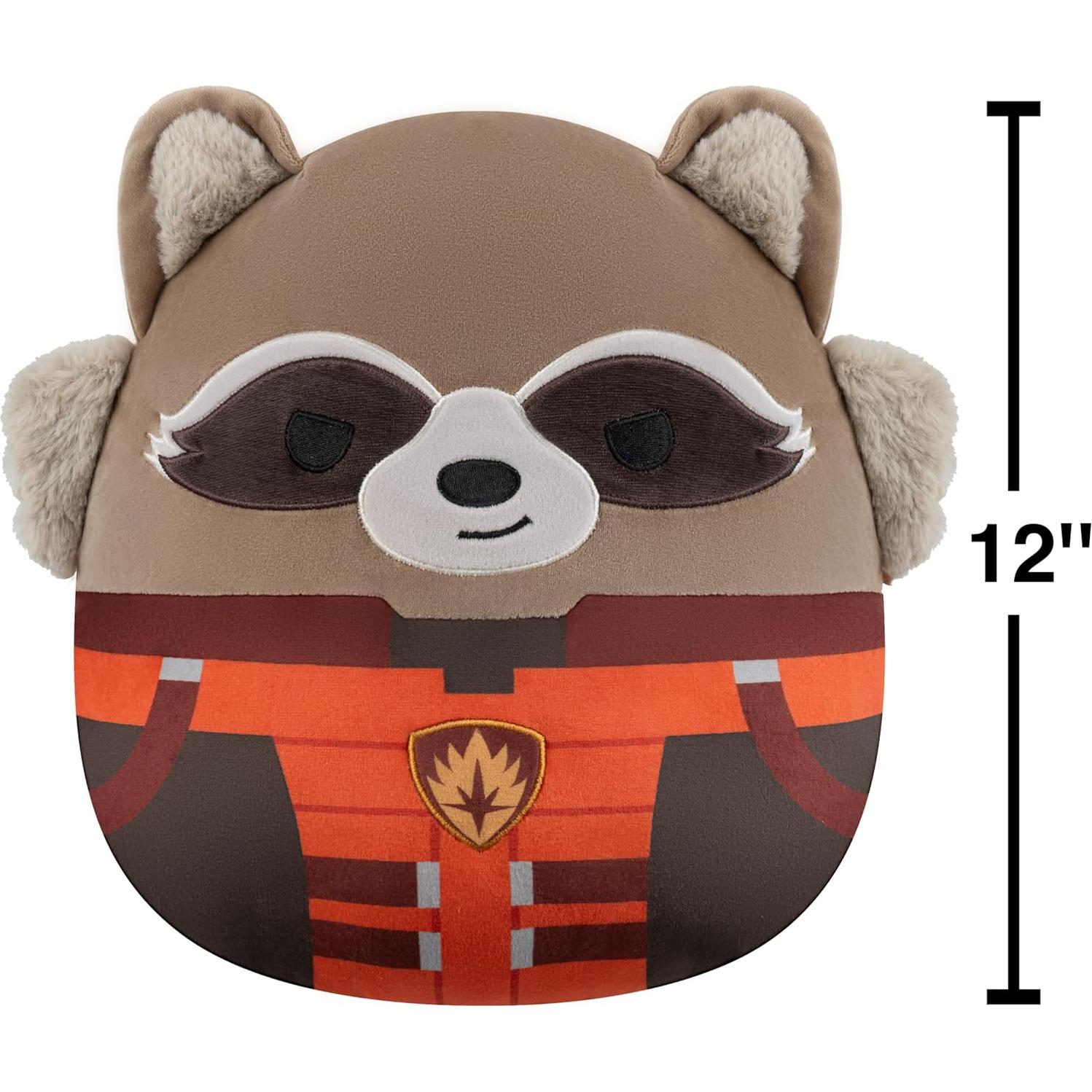Peluche Squishmallows Rocket Marvel 30cm Original