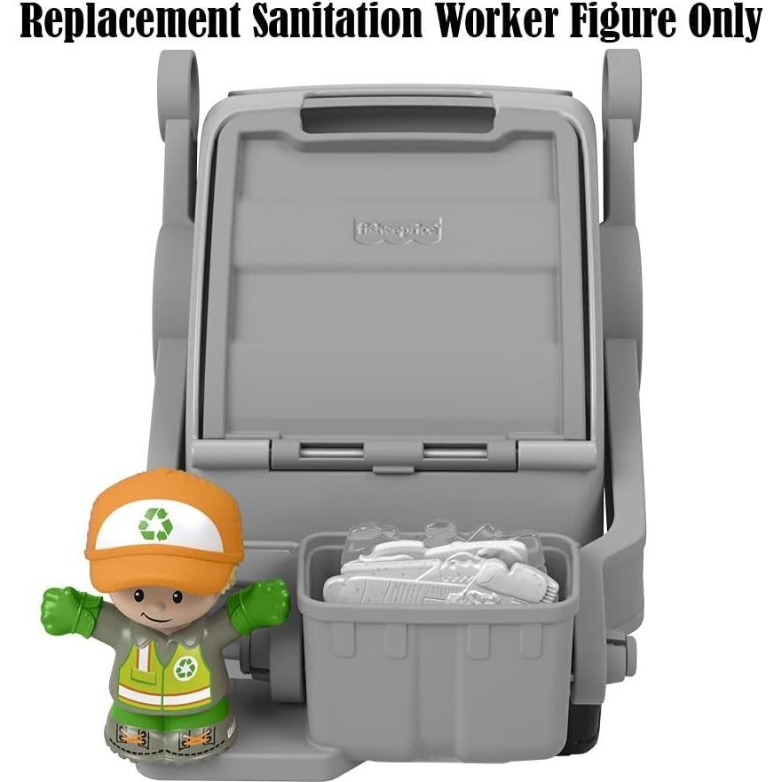 Figura de Reemplazo Fisher-Price Camión de Reciclaje GWD29