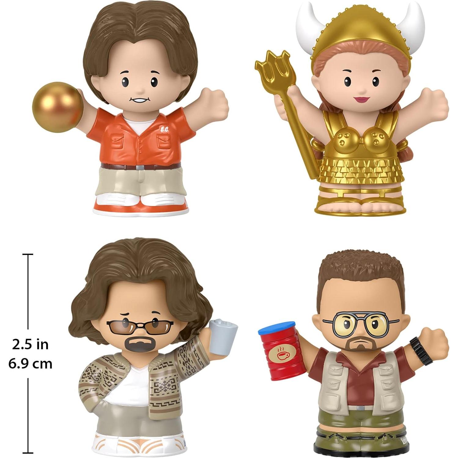 Set de Figuras Coleccionista Little People The Big Lebowski - 4 Piezas
