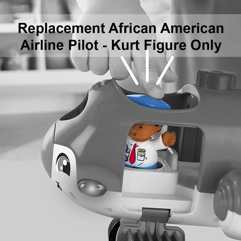 Figura de Piloto de Aerolínea Kurt Fisher-Price DJB53