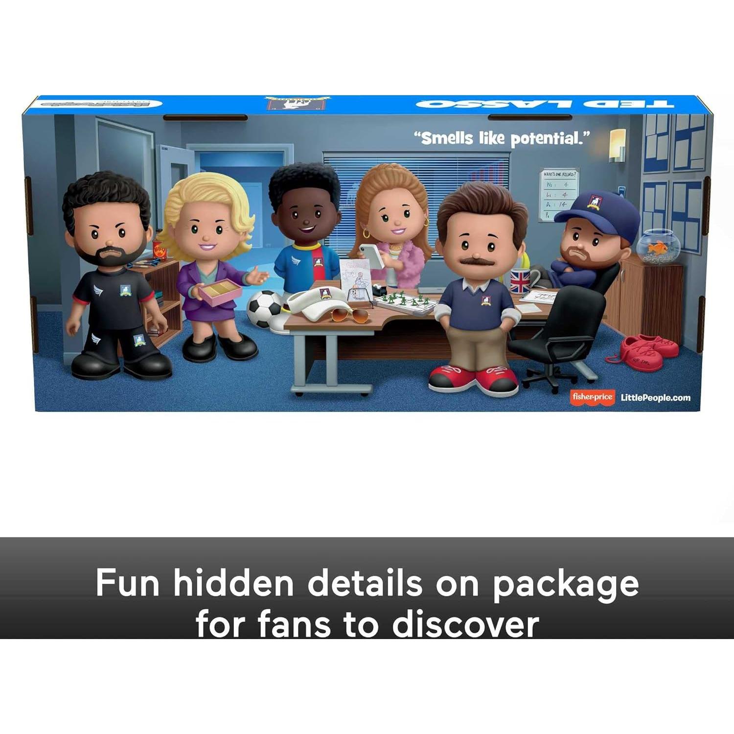 Conjunto de Figuras Ted Lasso Little People Collector - 6 Piezas