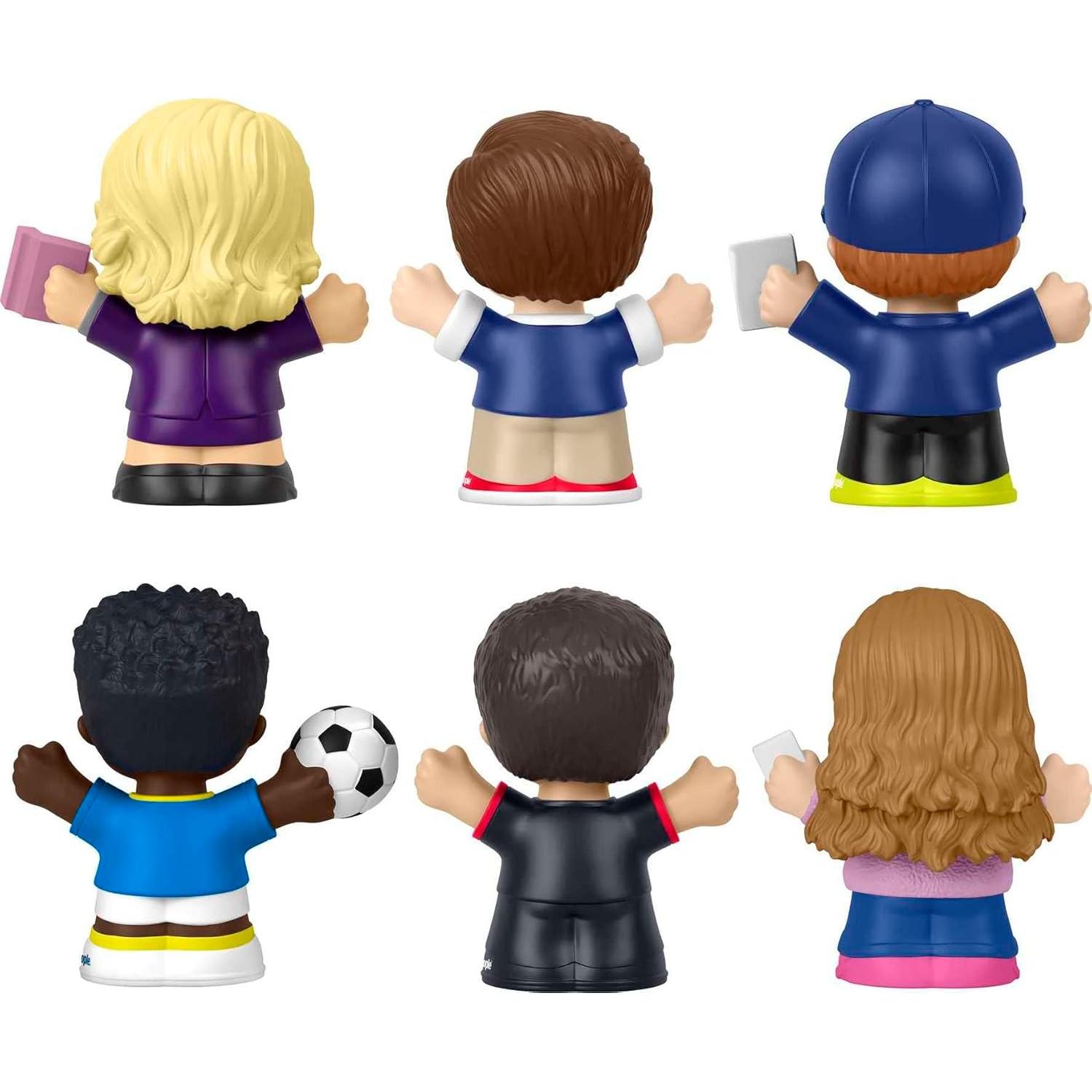 Conjunto de Figuras Ted Lasso Little People Collector - 6 Piezas