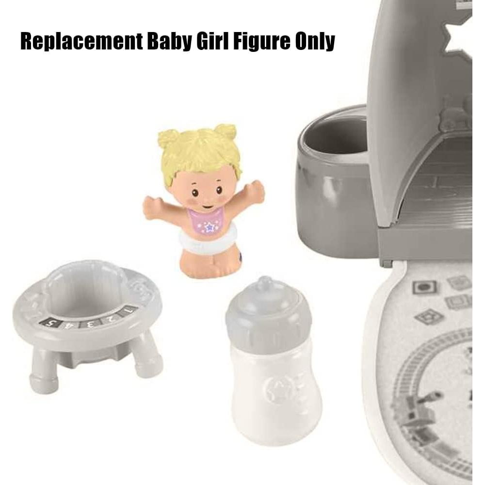 Figura de Bebé de Repuesto Fisher-Price GKP70 - Babero Rosa