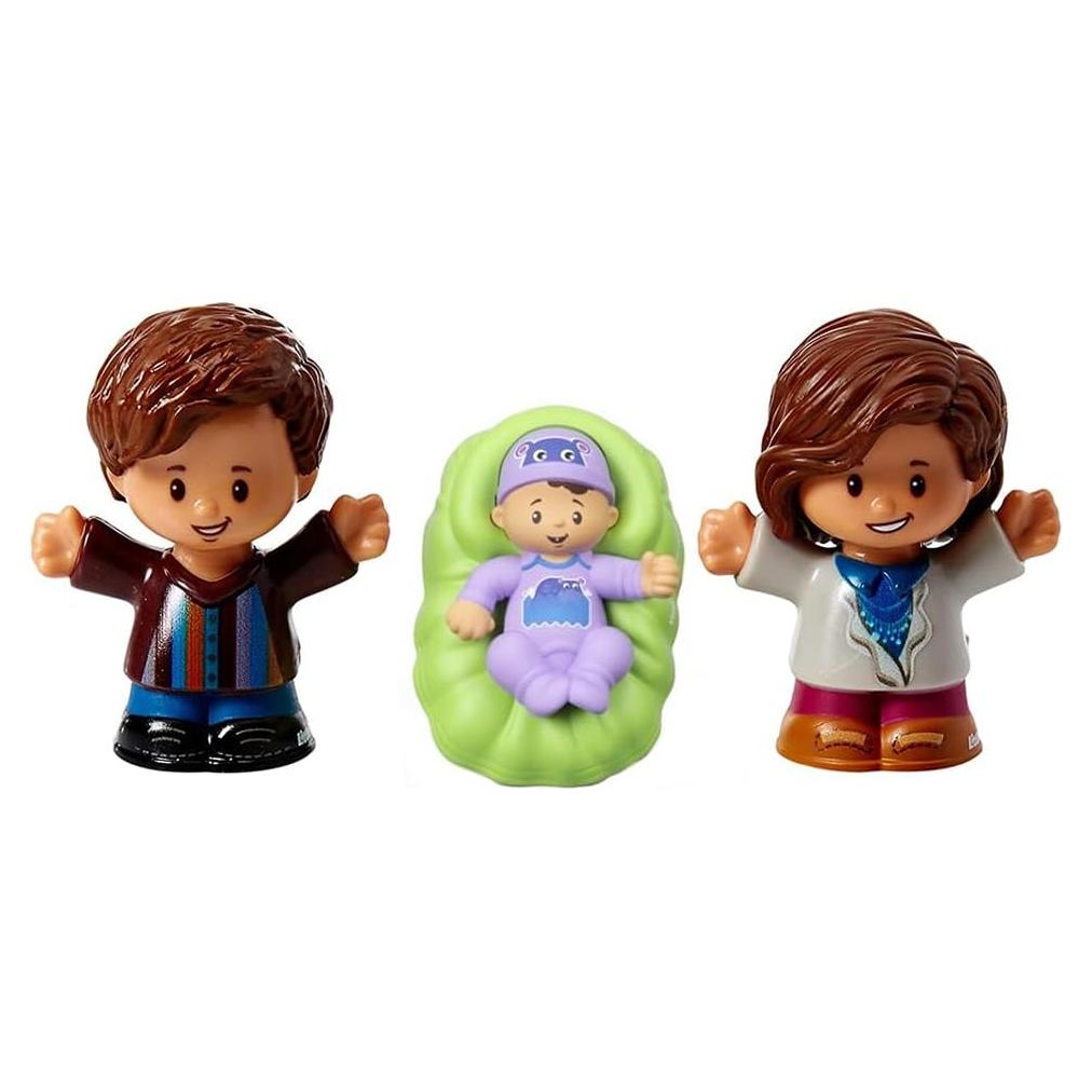Figuras de Repuesto Fisher-Price Little People FTL14 - Papá, Mamá y Bebé