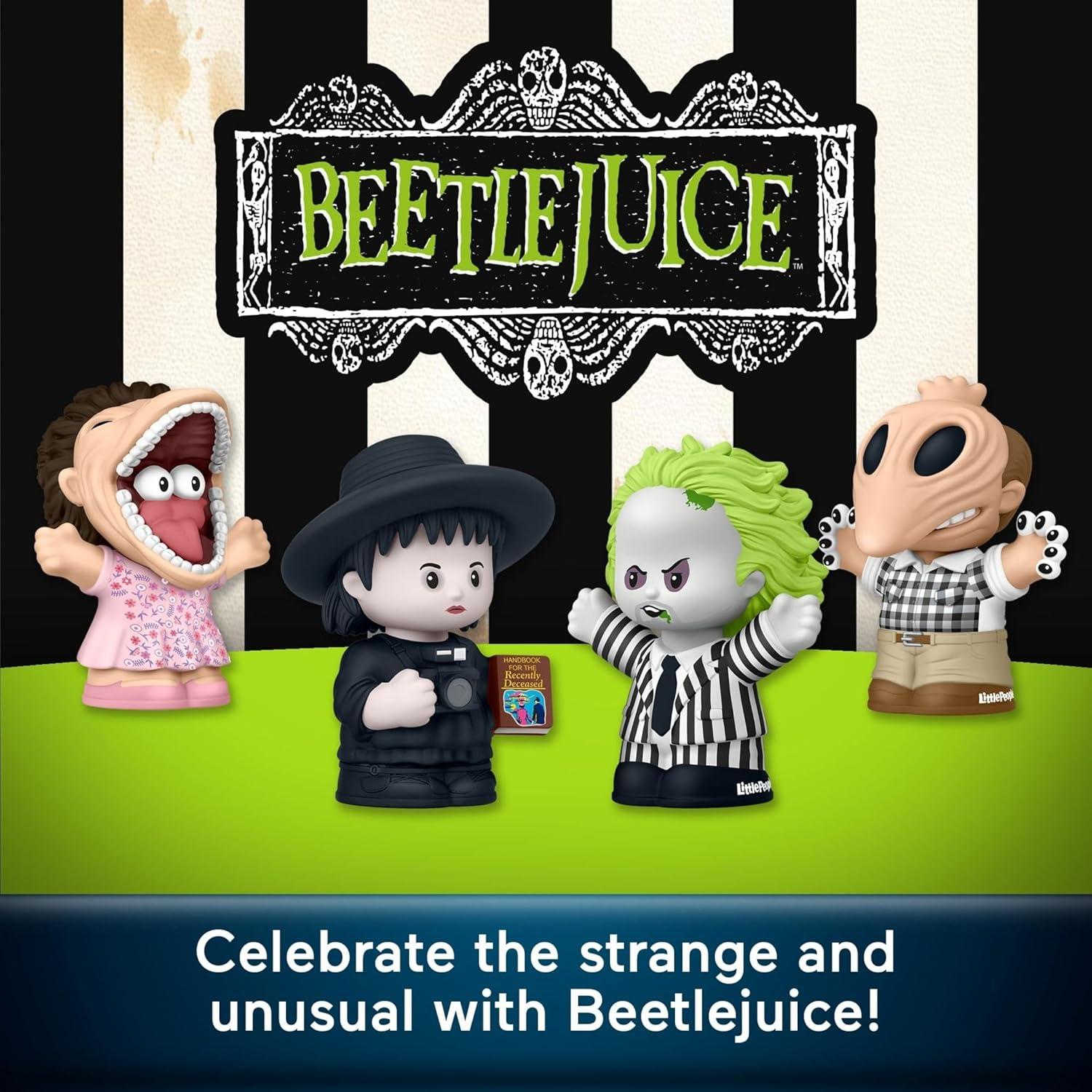 Conjunto de Figuras Beetlejuice Little People Collector - 4 Piezas