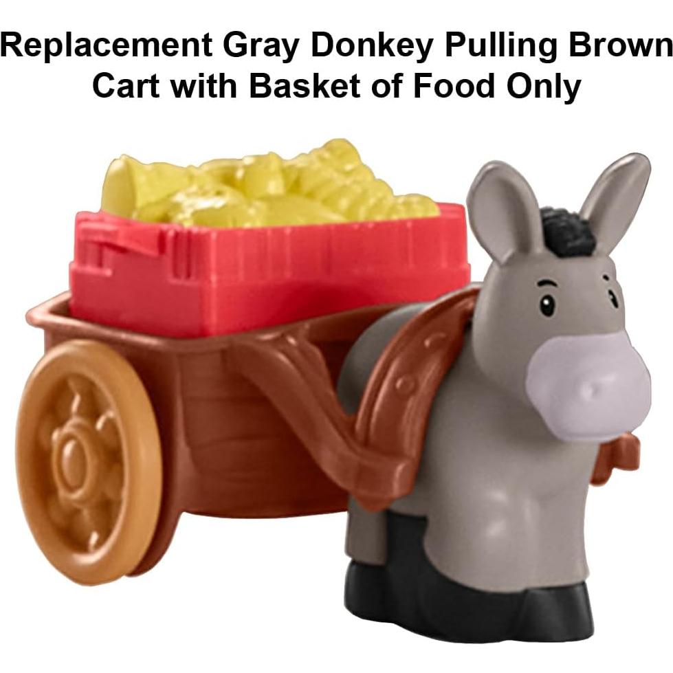 Pieza de Repuesto Fisher-Price HMX70 Burro Gris y Carro