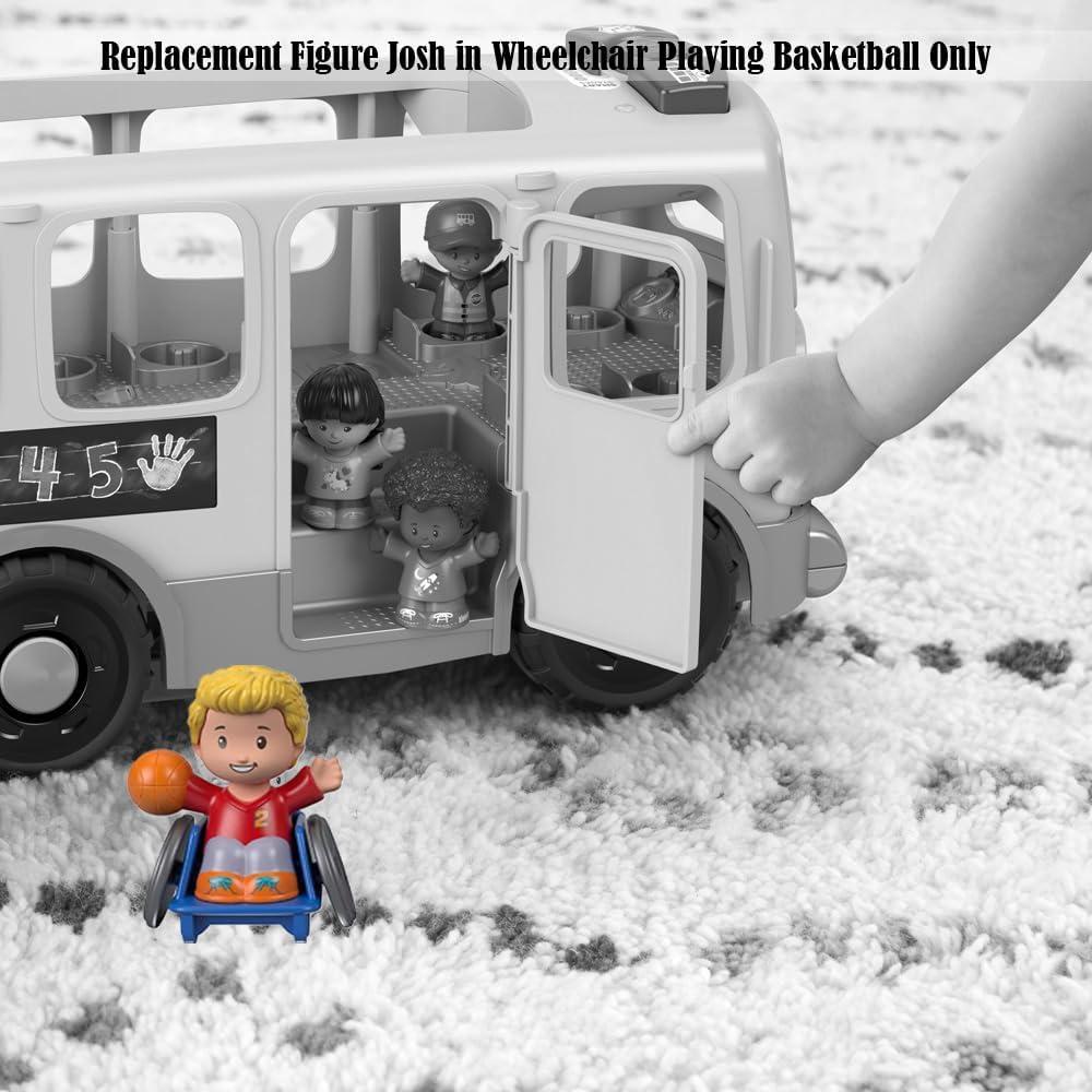 Figura de Reemplazo Josh en Silla de Ruedas para Autobús Fisher-Price GLT75