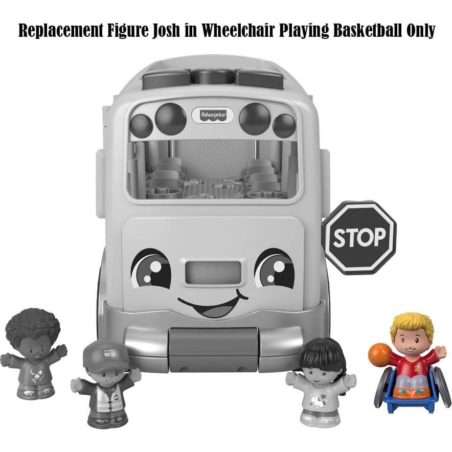 Figura de Reemplazo Josh en Silla de Ruedas para Autobús Fisher-Price GLT75