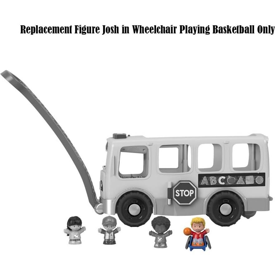 Figura de Reemplazo Josh en Silla de Ruedas para Autobús Fisher-Price GLT75