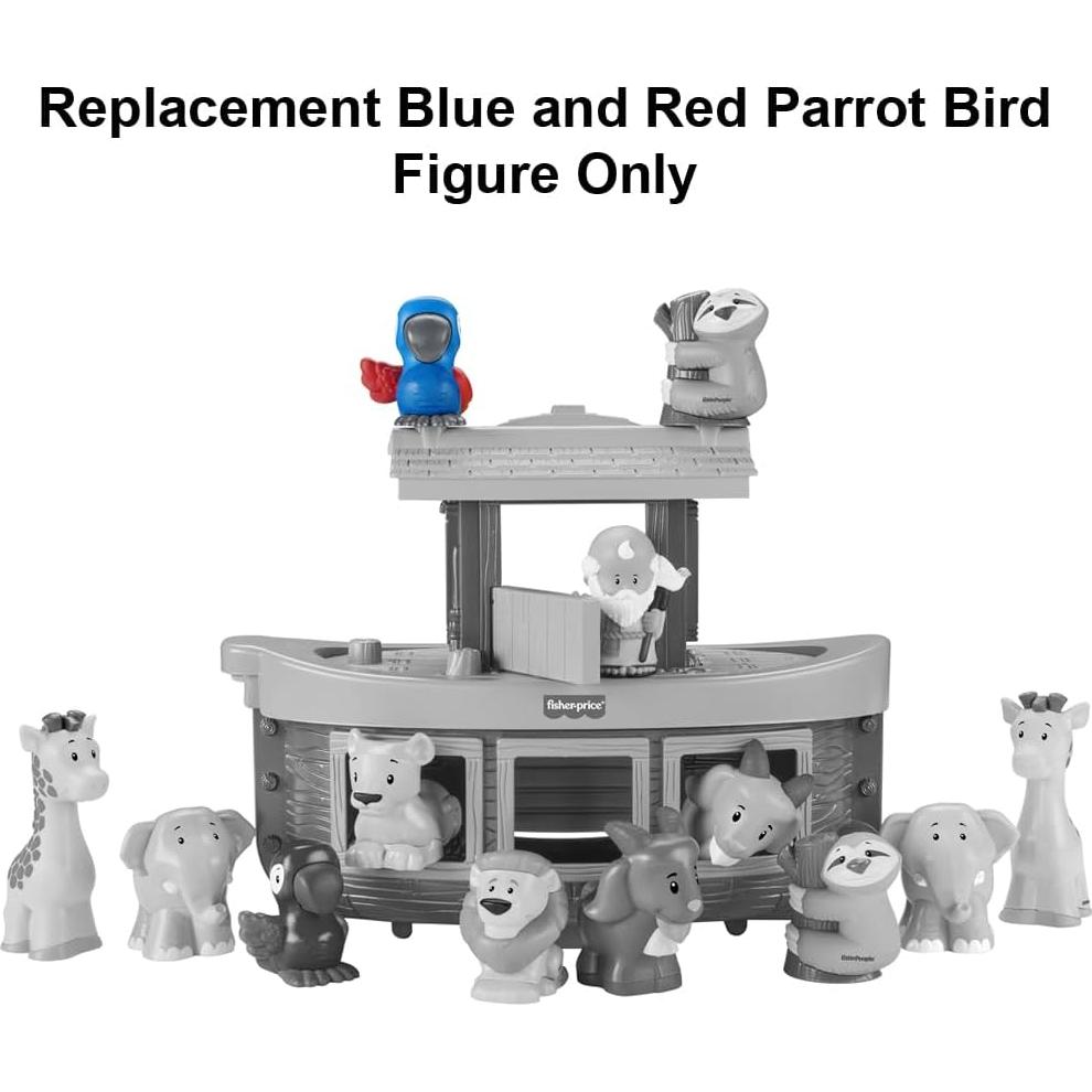 Figura de Loro Azul y Rojo Fisher-Price HNG03 - Reemplazo