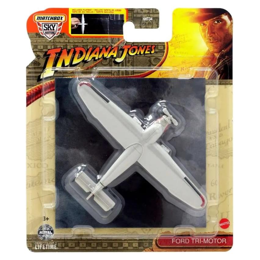 Modelo a Escala Ford Tri-Motor Matchbox Indiana Jones 17.5cm