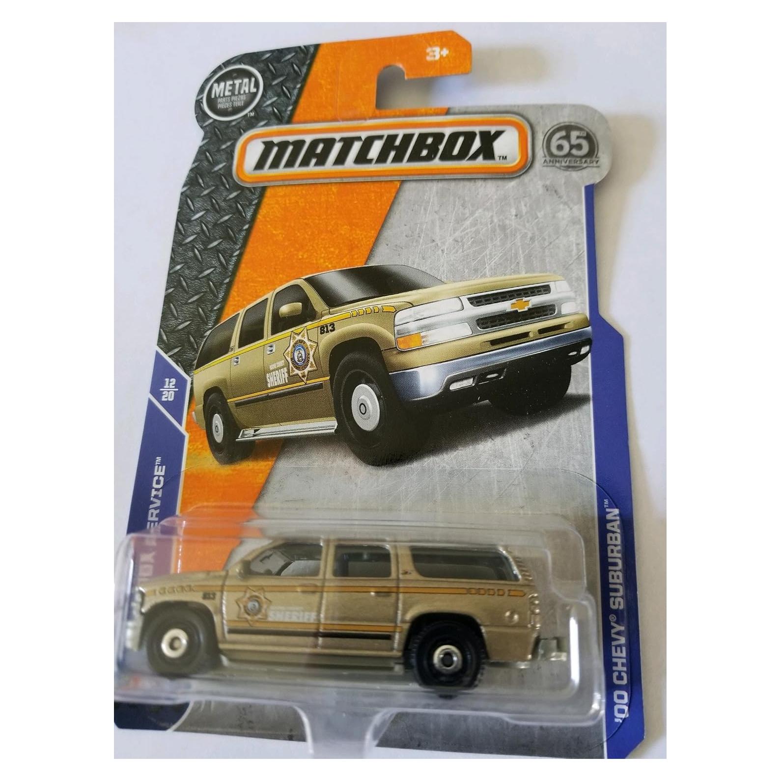 Matchbox 2018 Chevy Suburban Diecast 8.9cm Mattel