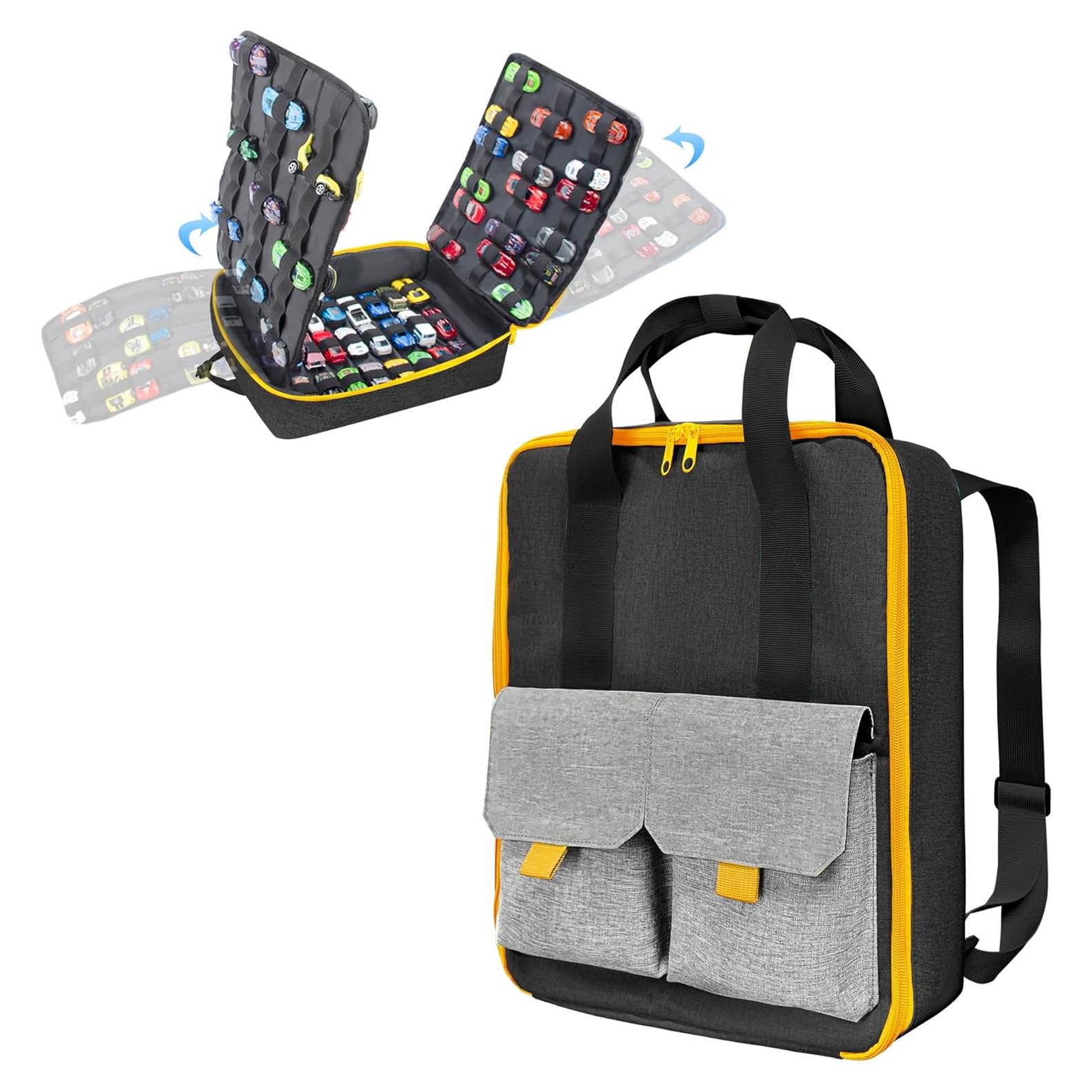 Estuche de Almacenamiento KISLANE para 108 Coches de Juguete Negro