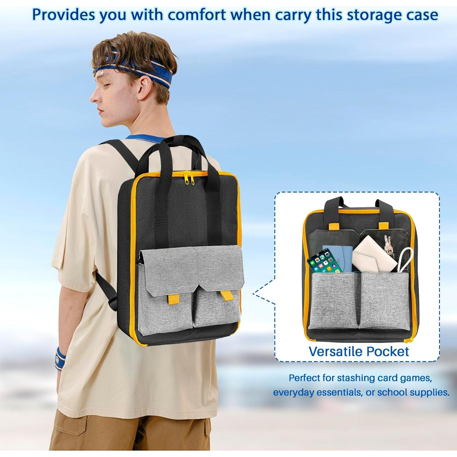 Estuche de Almacenamiento KISLANE para 108 Coches de Juguete Negro