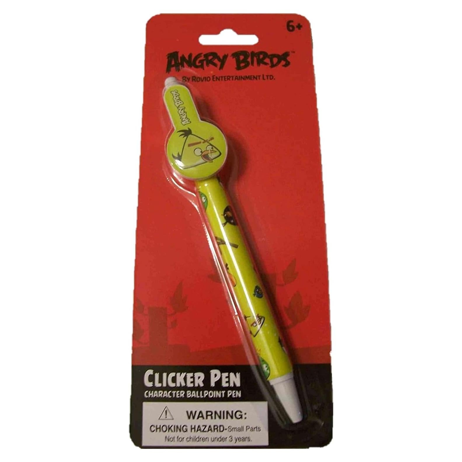 Bolígrafo Clicker Angry Birds Rovio Amarillo Decorativo