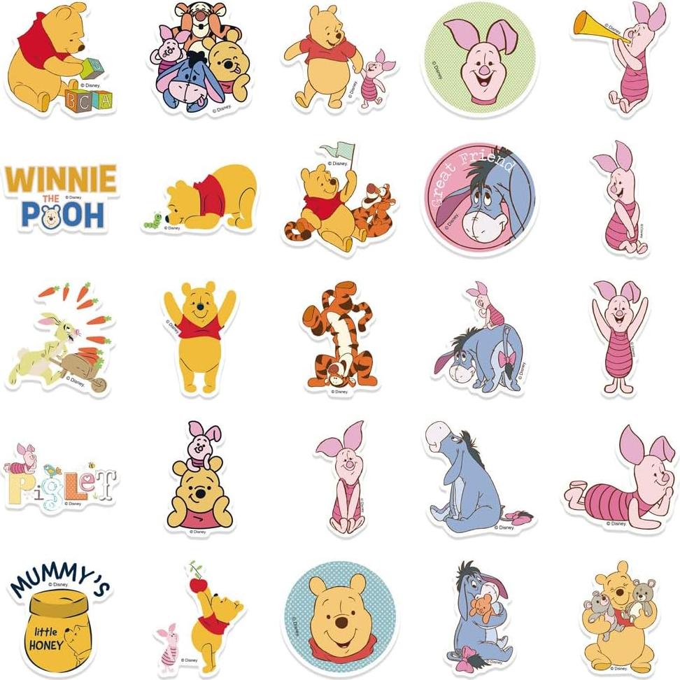 50 Pegatinas de Caricaturas Wanhuatong - Vinilo Impermeable