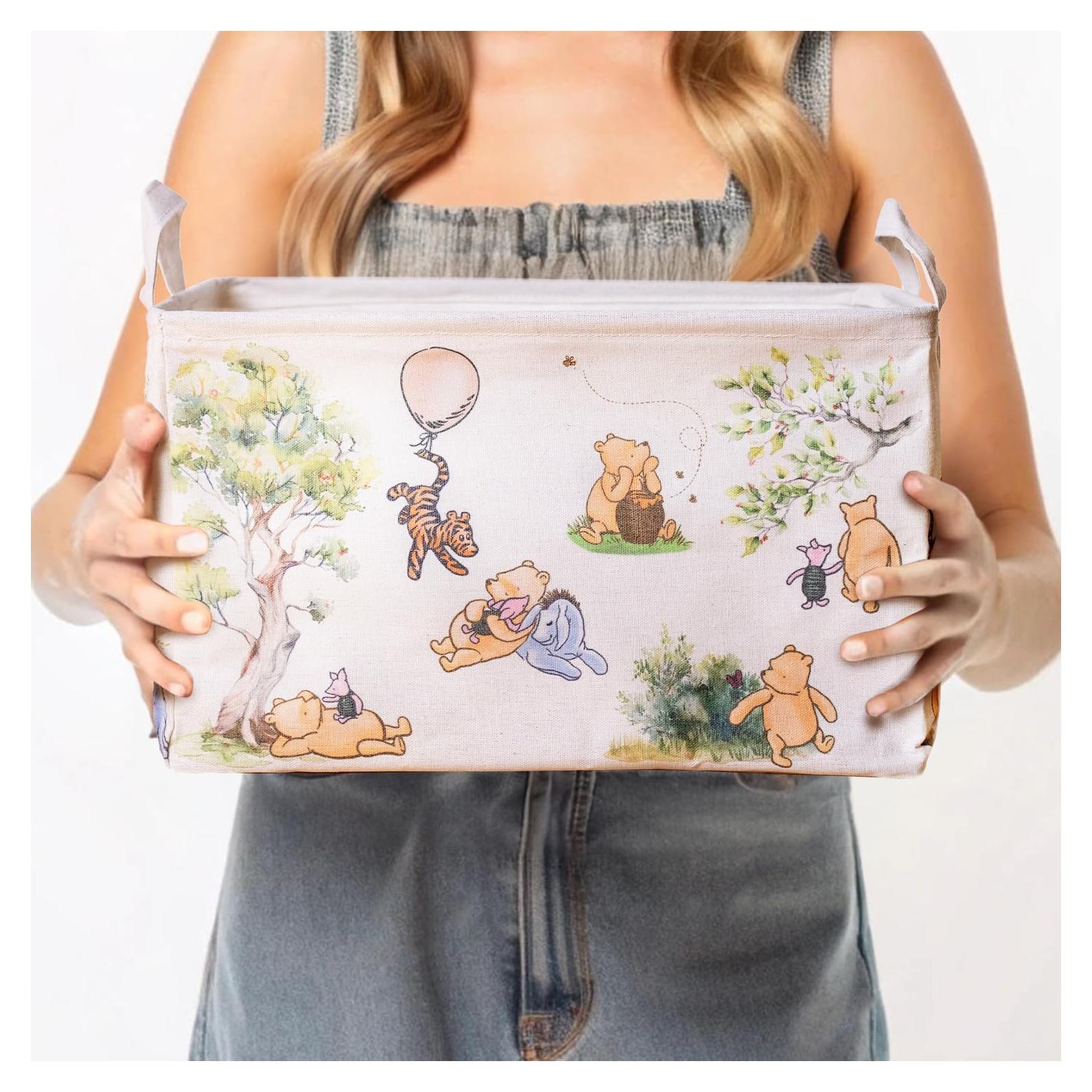 Cesta de Almacenamiento Winnie Pooh Sweet Baby 40.6x25.4x27.9cm