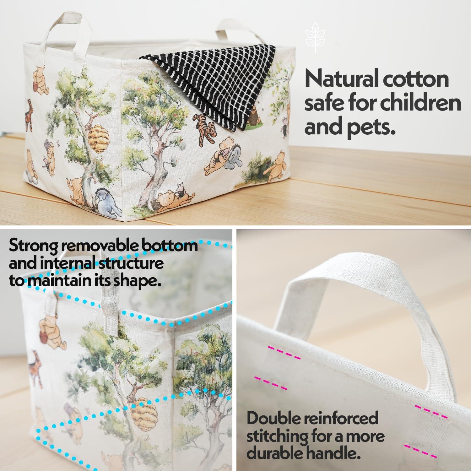 Cesta de Almacenamiento Winnie Pooh Sweet Baby 40.6x25.4x27.9cm