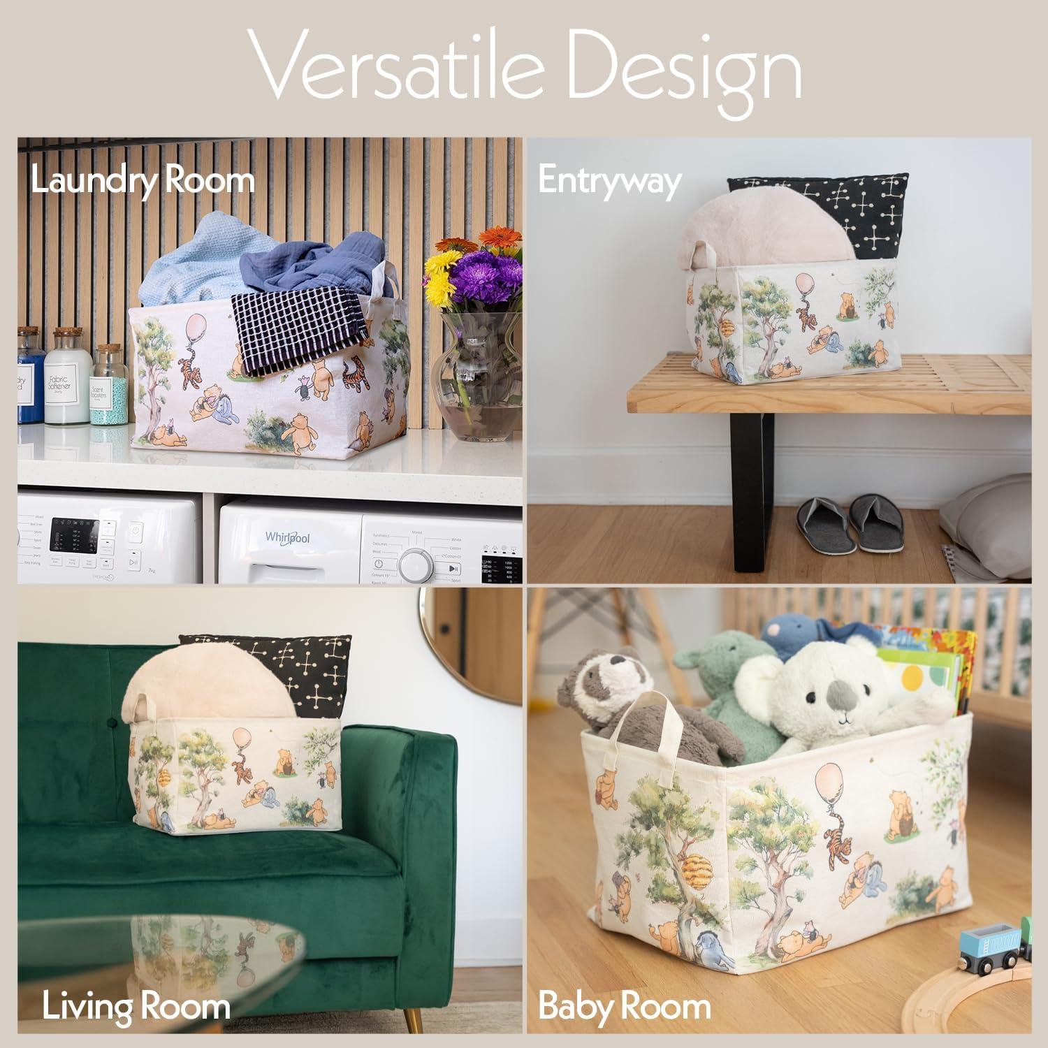 Cesta de Almacenamiento Winnie Pooh Sweet Baby 40.6x25.4x27.9cm