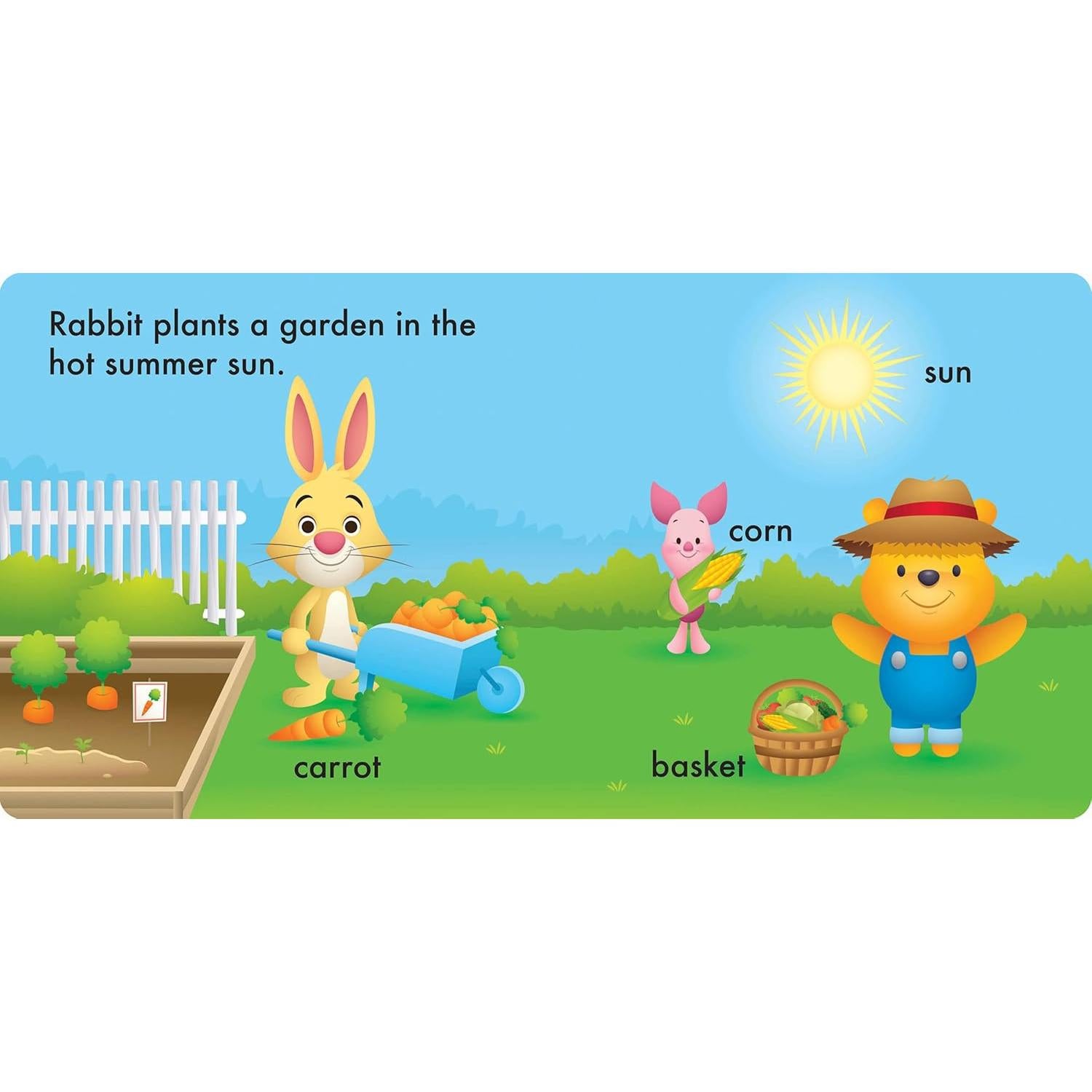 Baby Disney Winnie the Pooh - Seasons - Kid-Proof Books - Washable, Chewable, and Durable - PI Kids