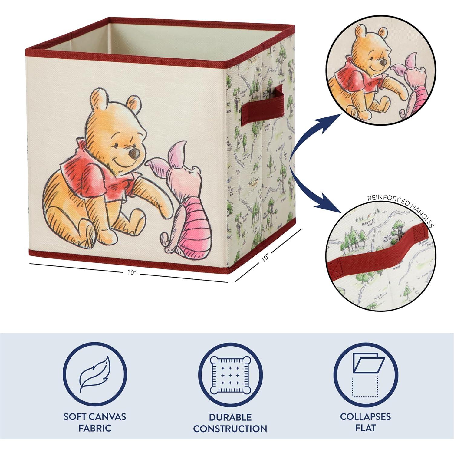 Set de 2 Cubos de Almacenamiento Winnie the Pooh 25.4 cm