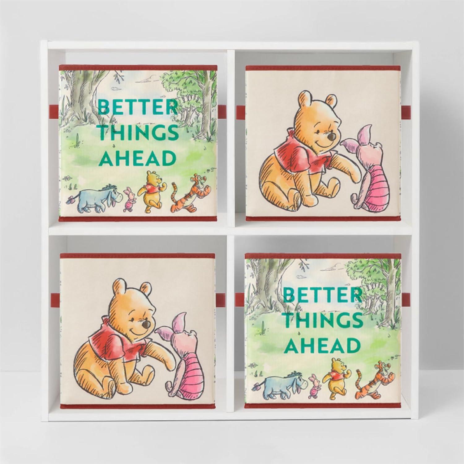 Set de 2 Cubos de Almacenamiento Winnie the Pooh 25.4 cm