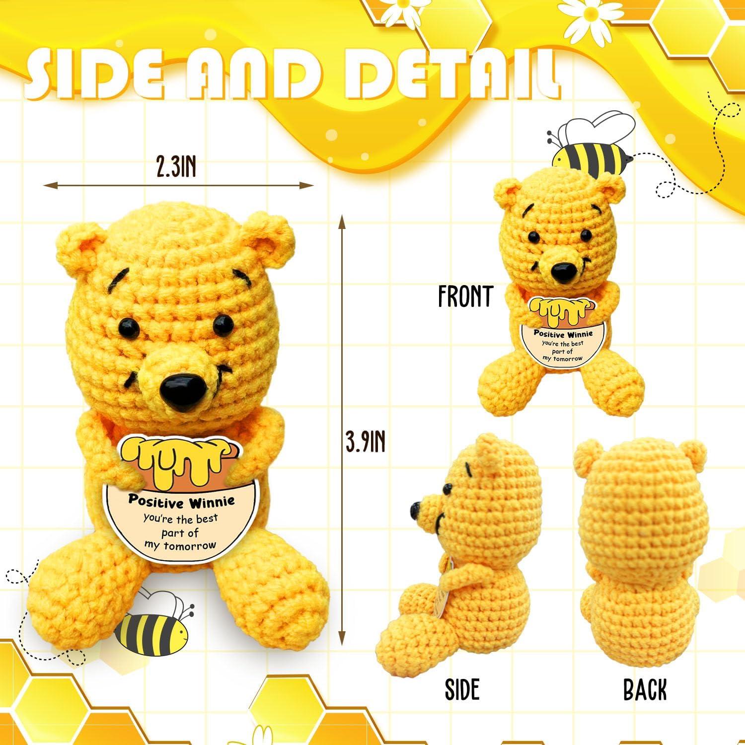 Muñeca Winnie Tejida - Regalo Inspirador para Mujeres 32g