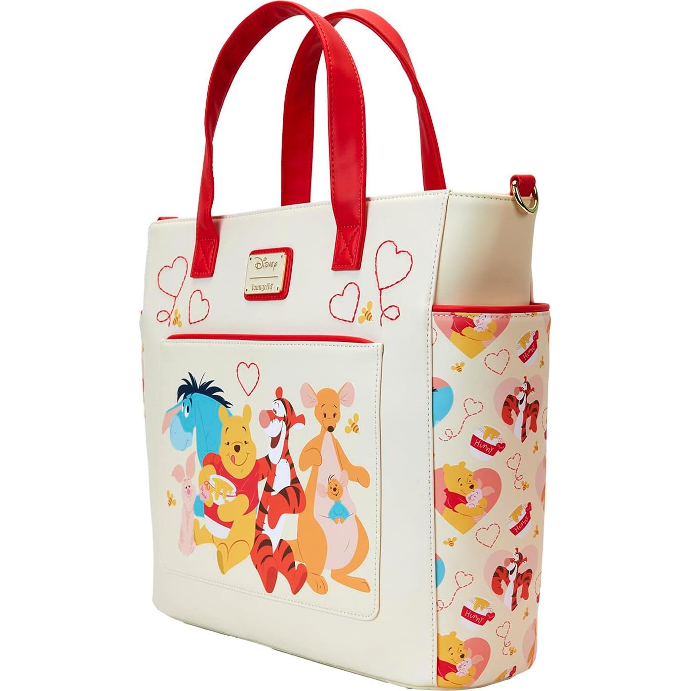 Mochila y bolsa tote Loungefly Disney Winnie Pooh 30x7.6x27.9cm