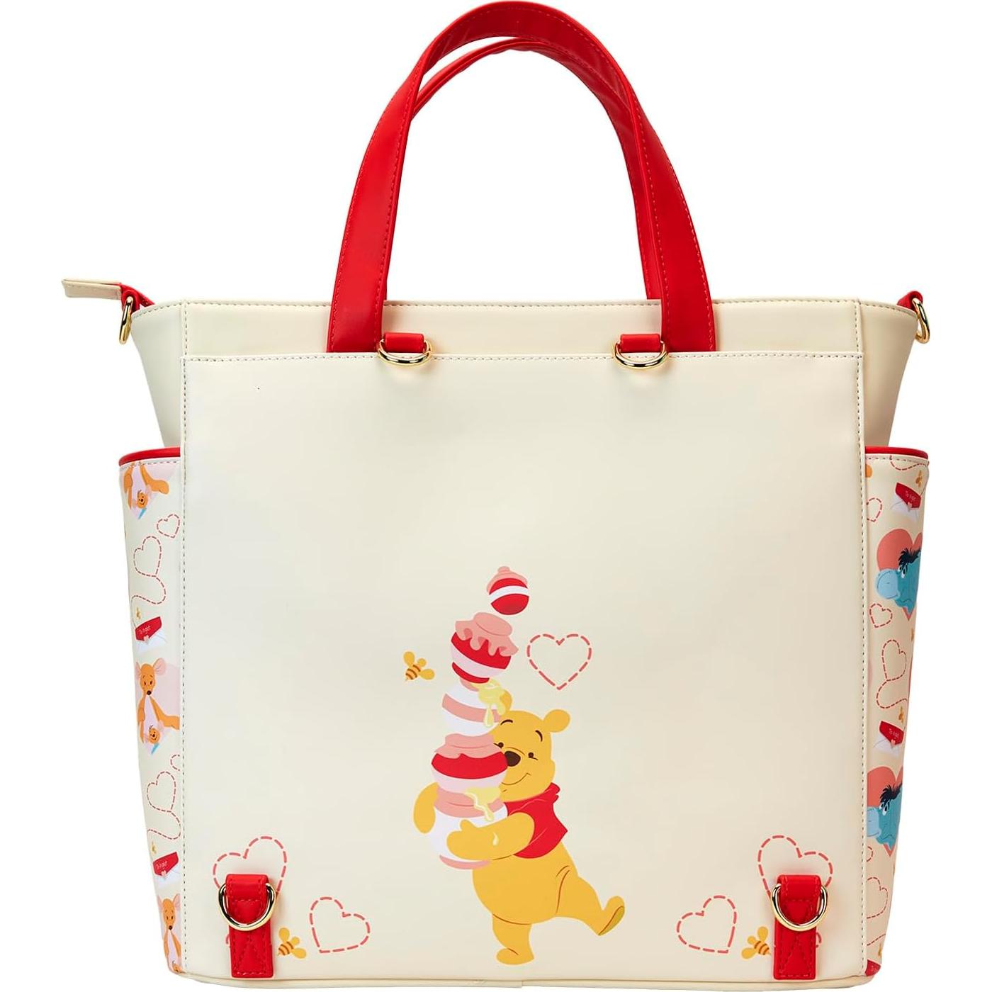 Mochila y bolsa tote Loungefly Disney Winnie Pooh 30x7.6x27.9cm